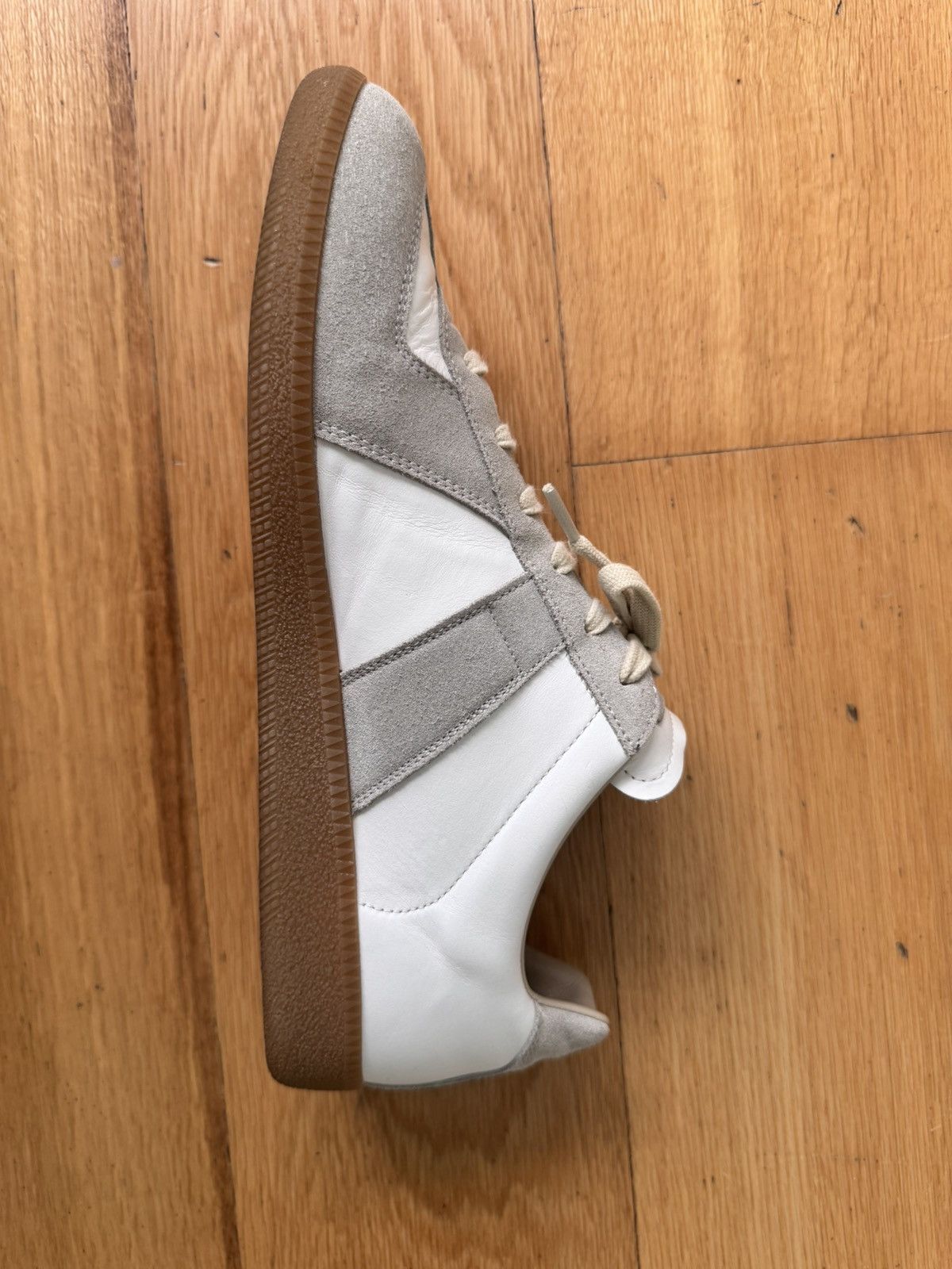 Maison Margiela Maison Margiela Replica GAT Sneakers Gray White 11 44 Low Size US 11 / EU 44 - 5 Thumbnail