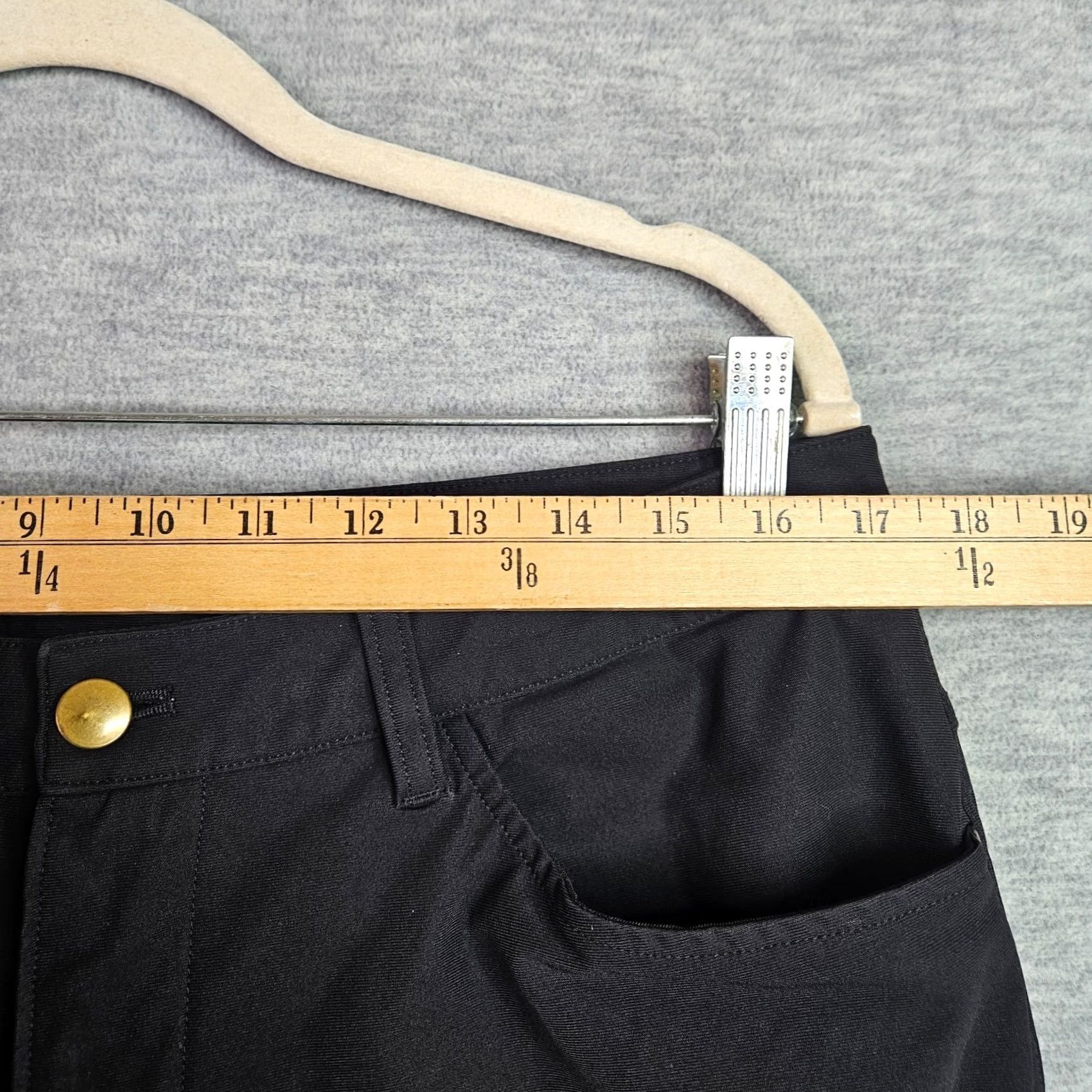 Lululemon lululemon Men's Pants Slim Black 34 Regular Inseam 30 Stretch Performance Casual Shirt? (Note: Structure applied) Size US 34 / EU 50 - 4 Thumbnail