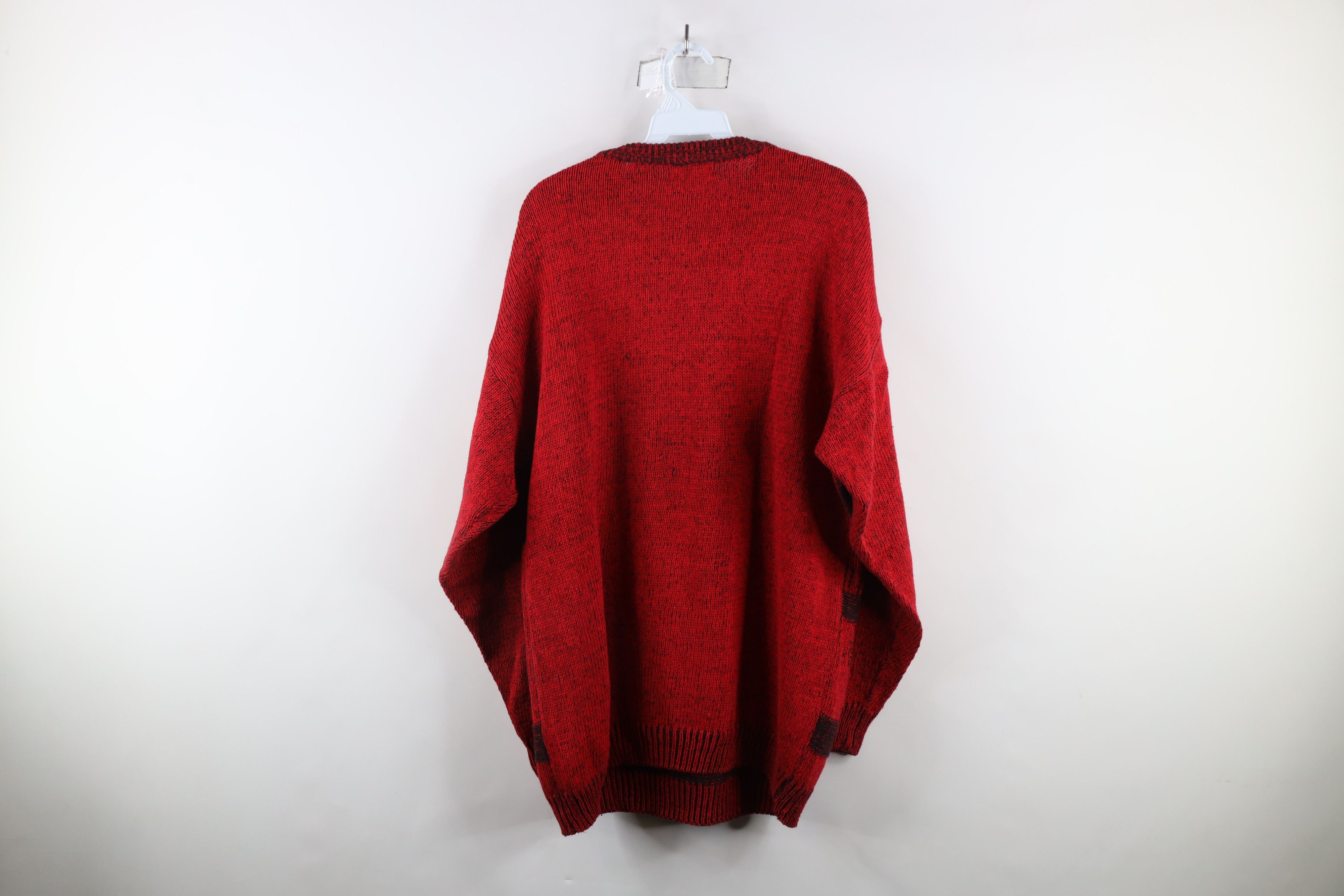 Vintage Vintage 90s Streetwear Polar Bear Knit Crewneck Sweater Size US XXL / EU 58 / 5 - 6 Thumbnail