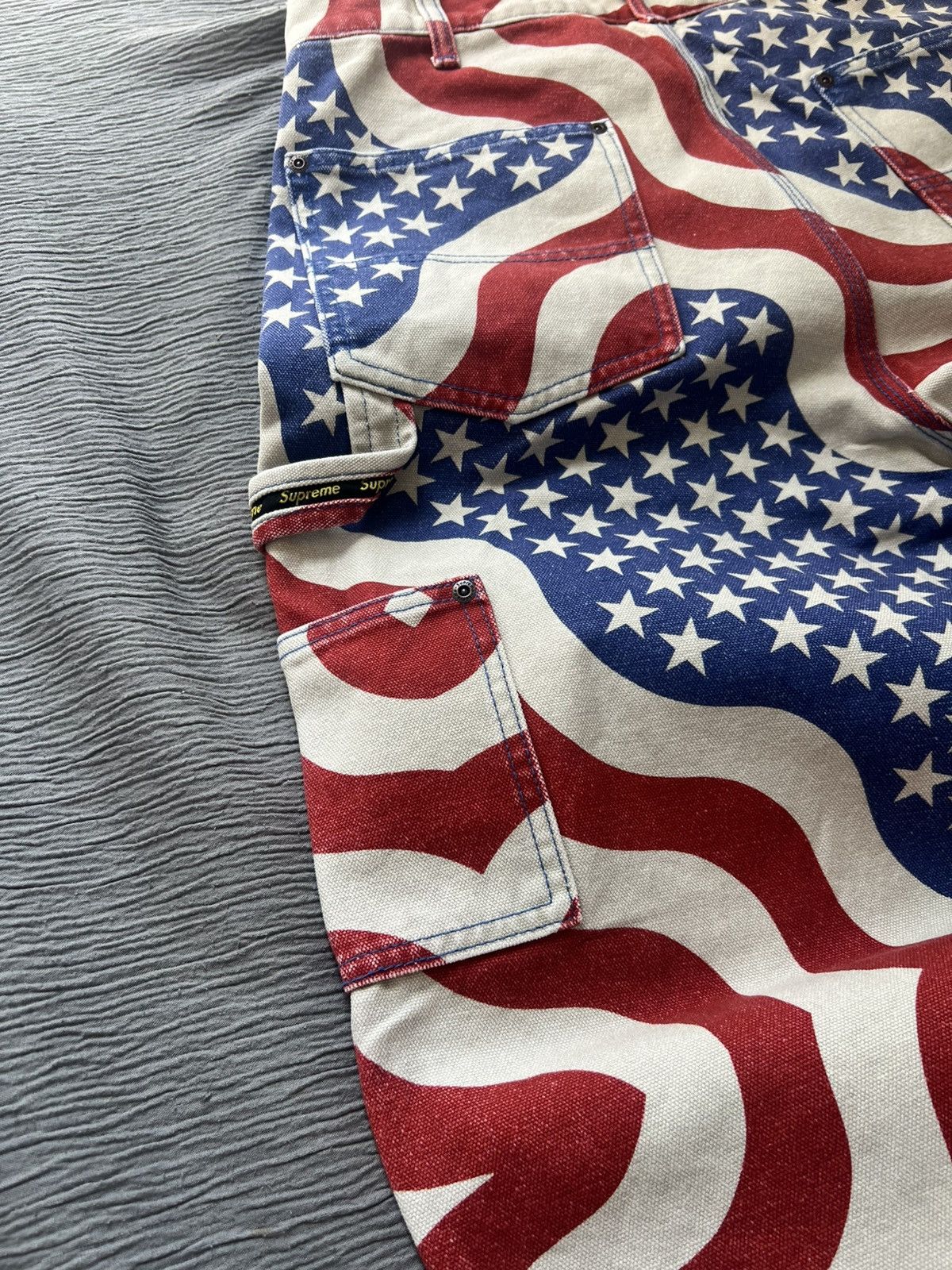 Supreme Supreme Flag Double Knee Painter Pant Size 32 Size US 32 / EU 48 - 7 Thumbnail