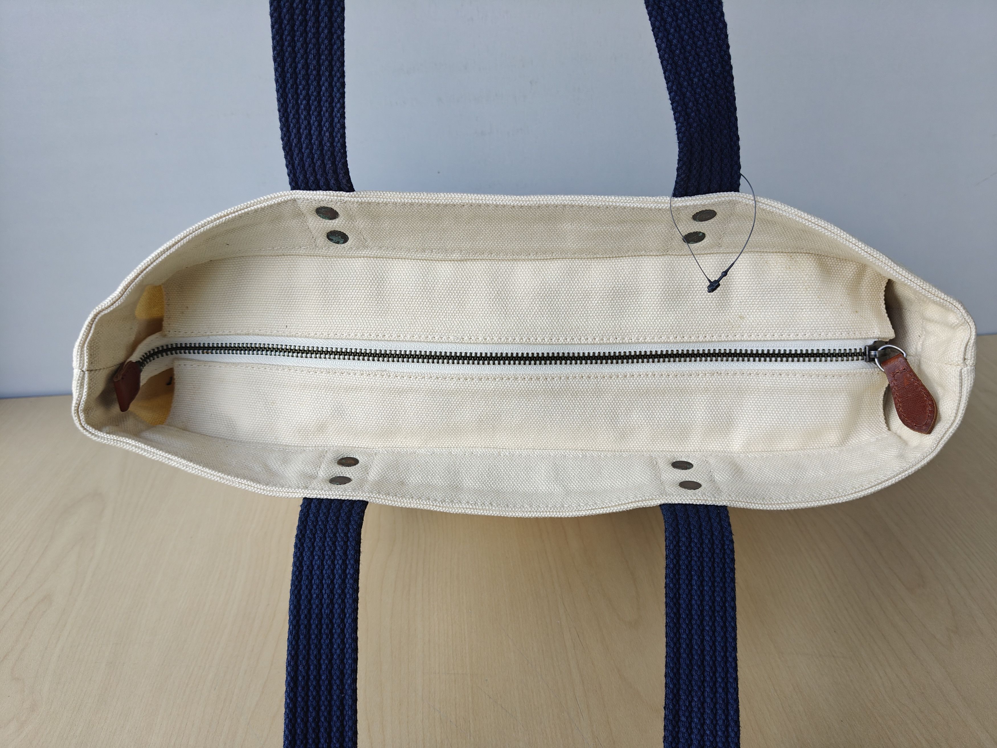 Polo Ralph Lauren Polo Ralph Lauren Canvas Medium Tote Free Shipping FTP/4013 Size ONE SIZE - 13 Thumbnail