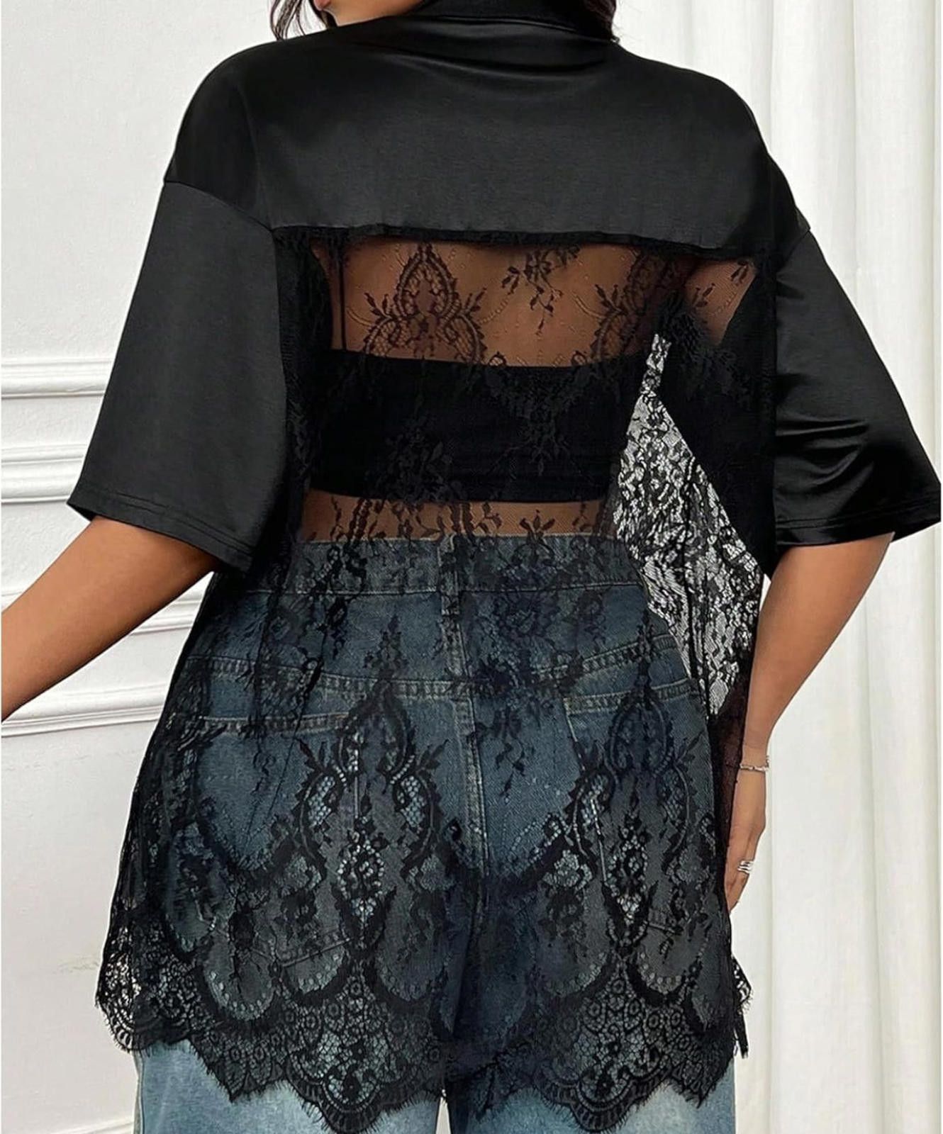 Other Authentic or California Edge Numbered Lace Sporty Jersey Top Size ONE SIZE - 6 Thumbnail