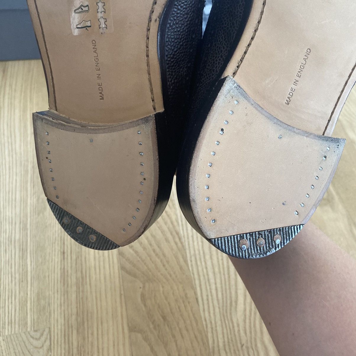 Thom Browne Thom Browne Brown Wingtip Grain Leather Dress Shoes Size US 12.5 / EU 45-46 - 9 Thumbnail