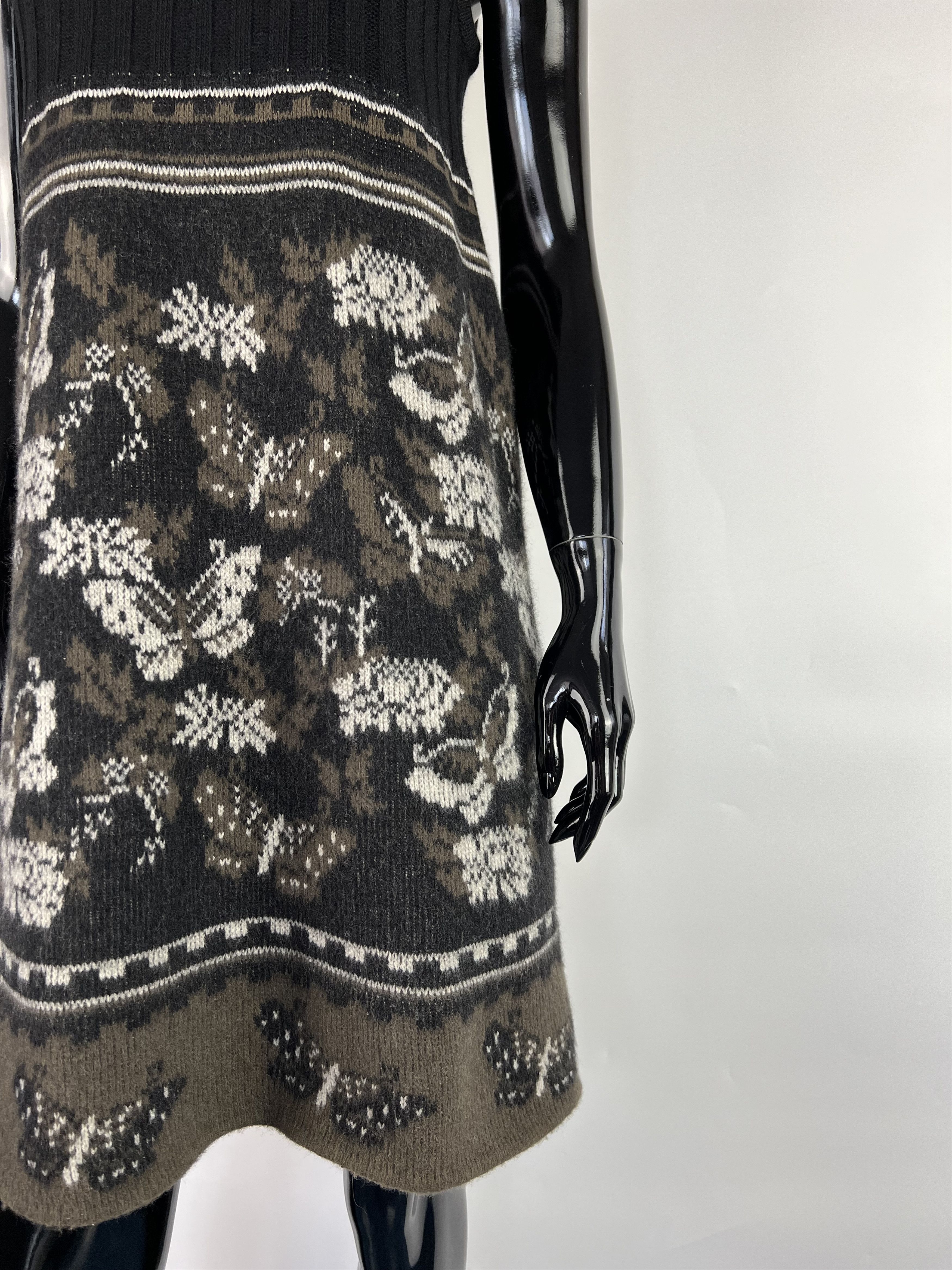 Max Mara × Vintage × Weekend Max Mara Max Mara Vtg Wool Cashmere Angora Sleeveless Knit Dress S Size S / US 4 / IT 40 - 6 Thumbnail
