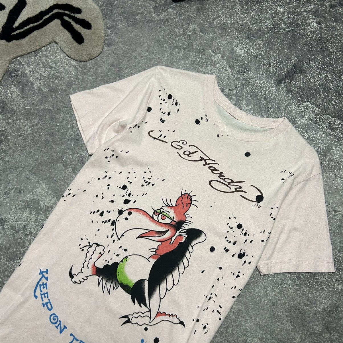 Ed Hardy Vintage Ed Hardy by Christian Audigier y2k big logo tee Size US M / EU 48-50 / 2 - 2 Thumbnail