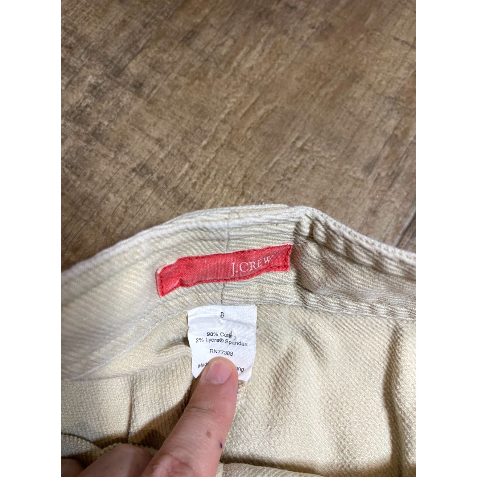 J.Crew J Crew Pants Womens Size 8 Beige Dress Pants Size 30" / US 8 / IT 44 - 4 Thumbnail