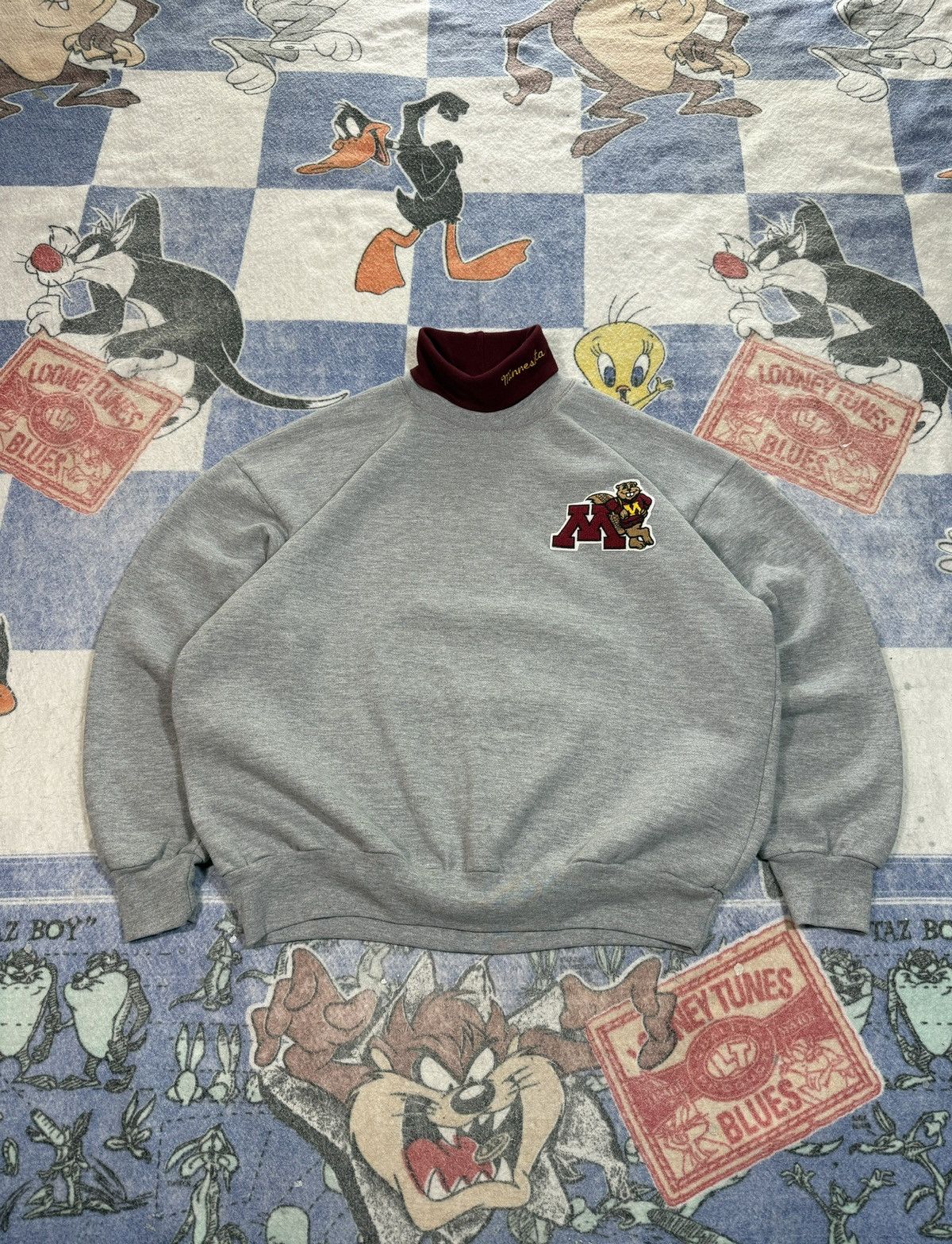 NCAA Vintage minnesota gophers turtleneck sweatshirt Size US XXL / EU 58 / 5 - 1 Thumbnail