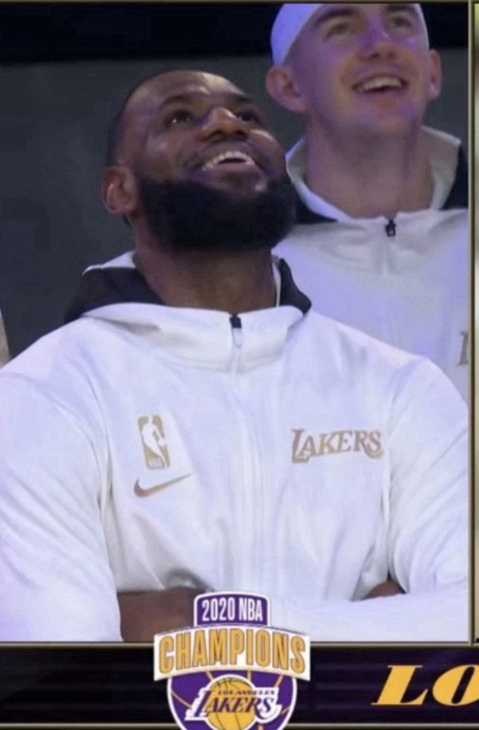 Nike LOS ANGELES LAKERS SHOWTIME "TROPHY RING BANNER" 2020 Size US XL / EU 56 / 4 - 2 Thumbnail