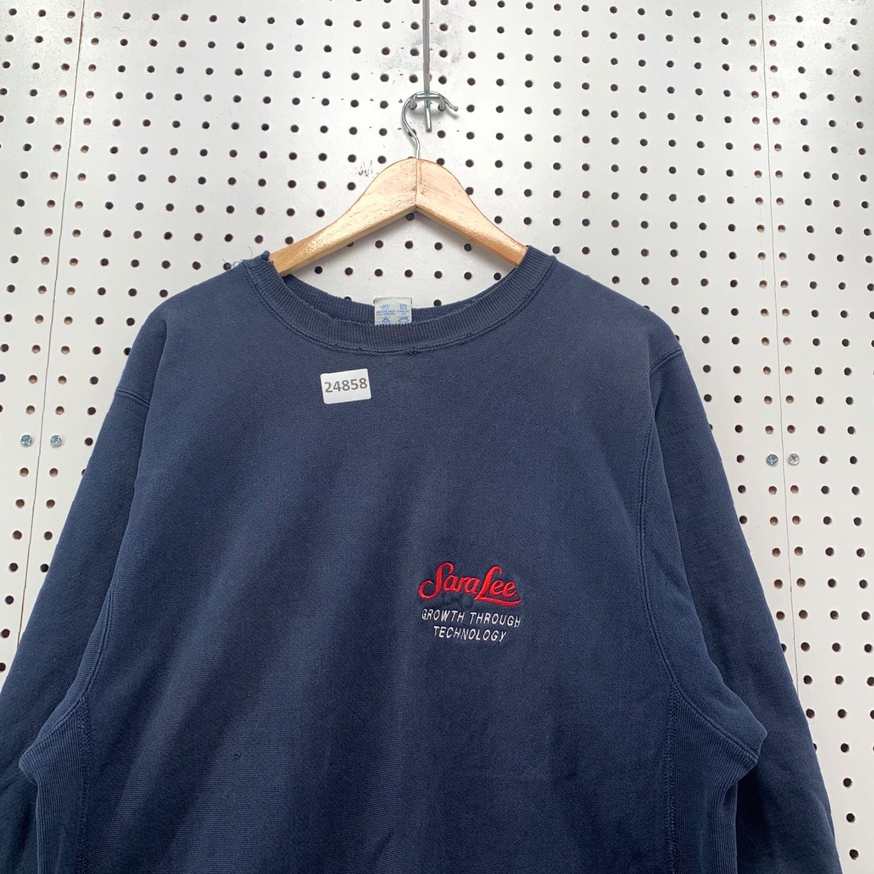 Champion Vintage Champion Reverse Weave Sweatshirt Mens XL Crewneck SARA LEE USA 90s Vintage Sweatshirt Men XL Blue 90s Champion Reverse Weave Crewneck Mens Size US XL / EU 56 / 4 - 2 Thumbnail