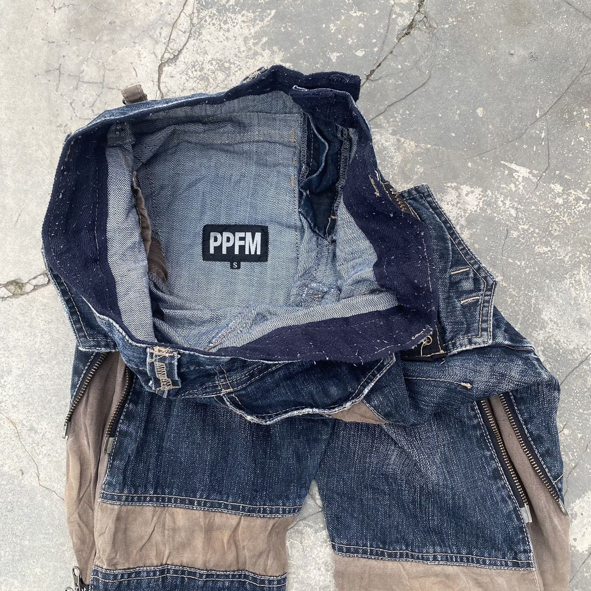 If Six Was Nine PPFM Seditionaries Adjustable Zipper Jeans Size US 31 - 14 Thumbnail