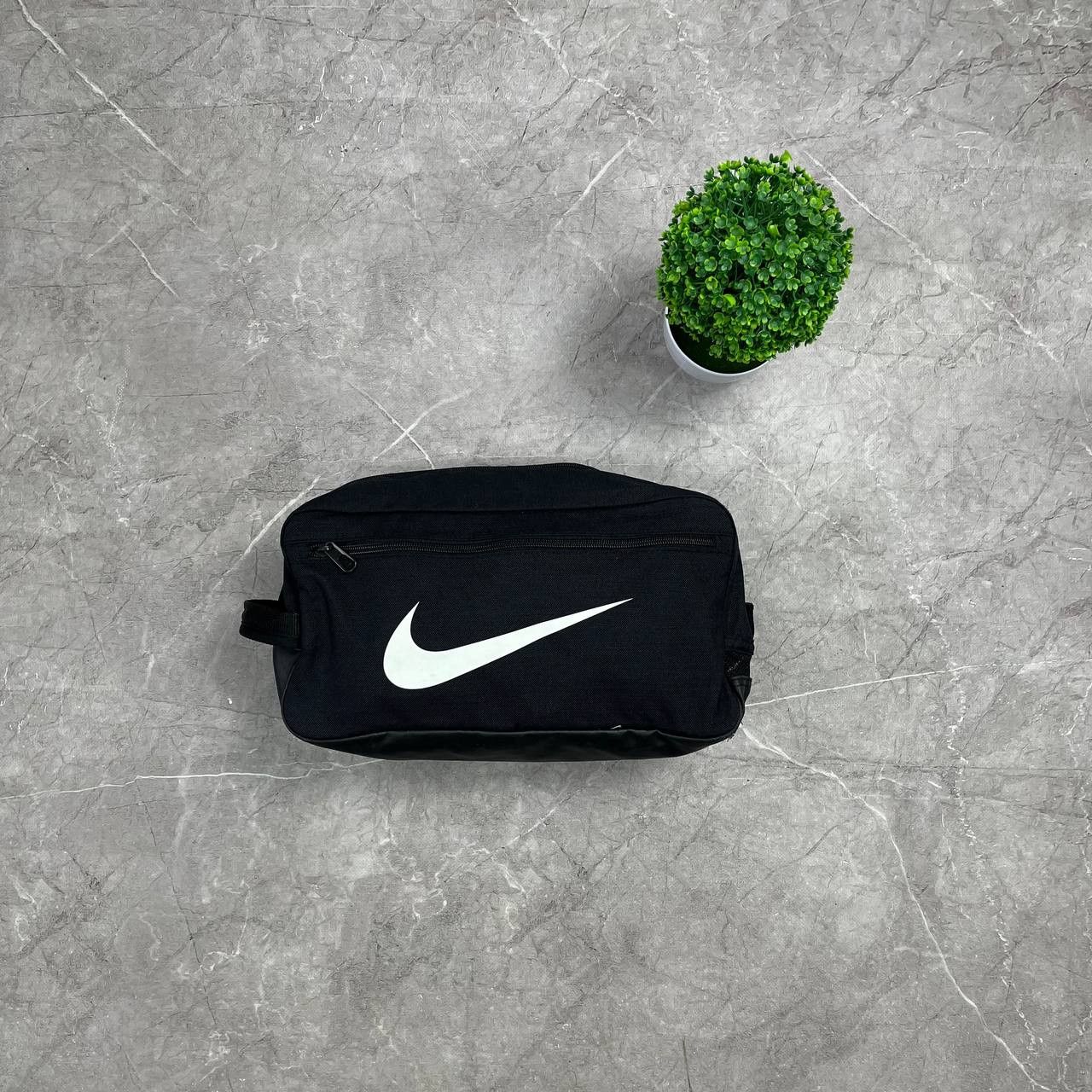 Nike Nike Big Logo Brasilia Shoes Black/White Bag Size ONE SIZE - 1 Thumbnail