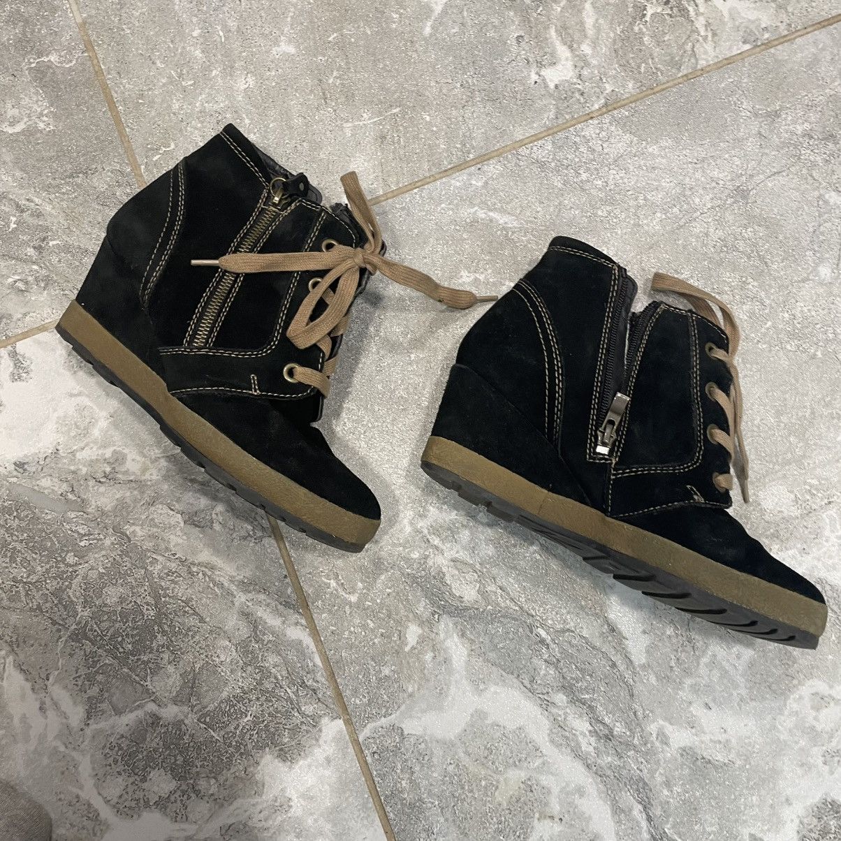 Vintage 5.5 like ISABEL MARANT BECKETT HIGH PLATFORM SNEAKERS SHOES Size US 5.5 / IT 35.5 - 3 Thumbnail