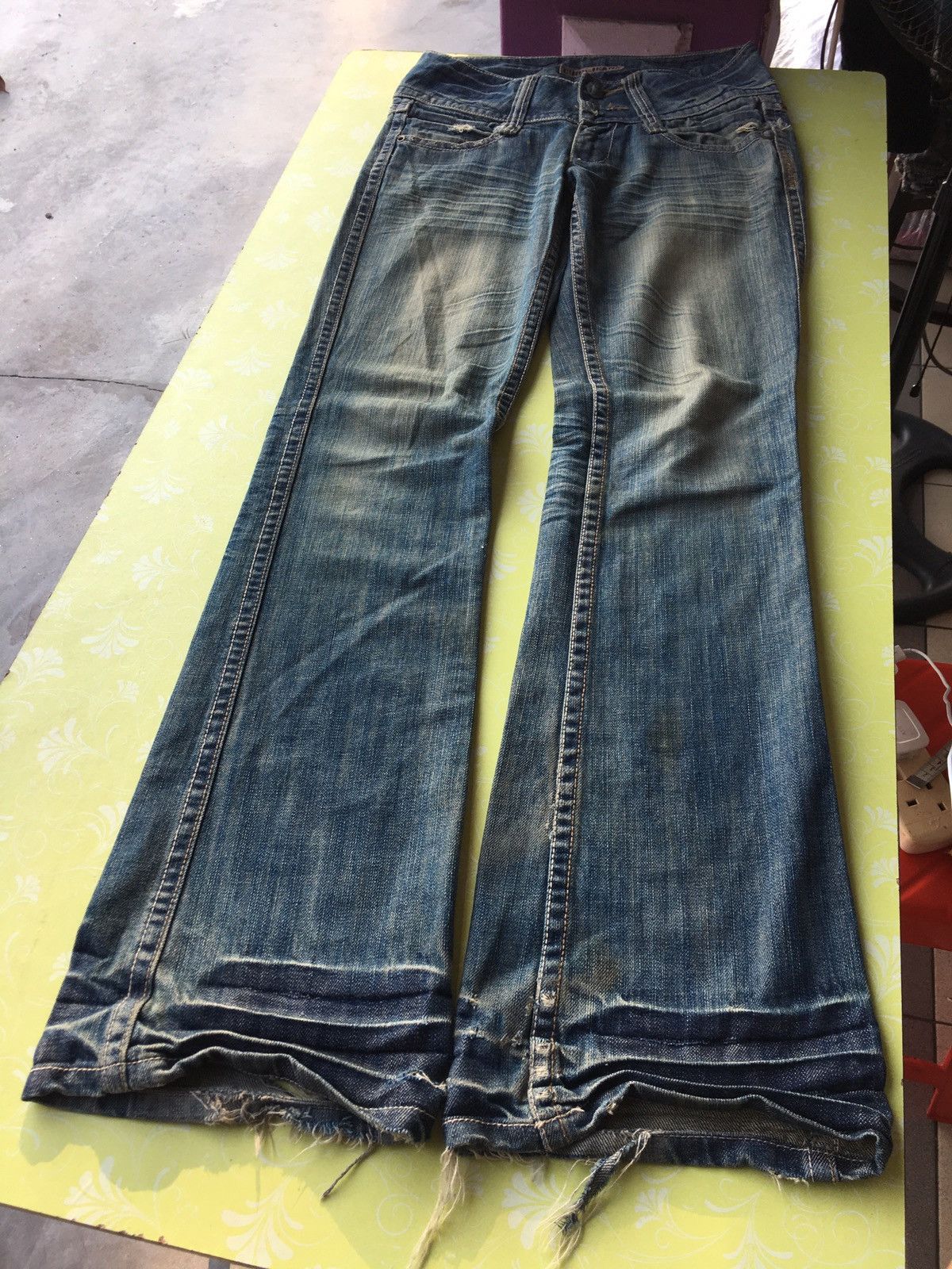 Japanese Brand Cook jeans flare Size 30" / US 8 / IT 44 - 2 Thumbnail