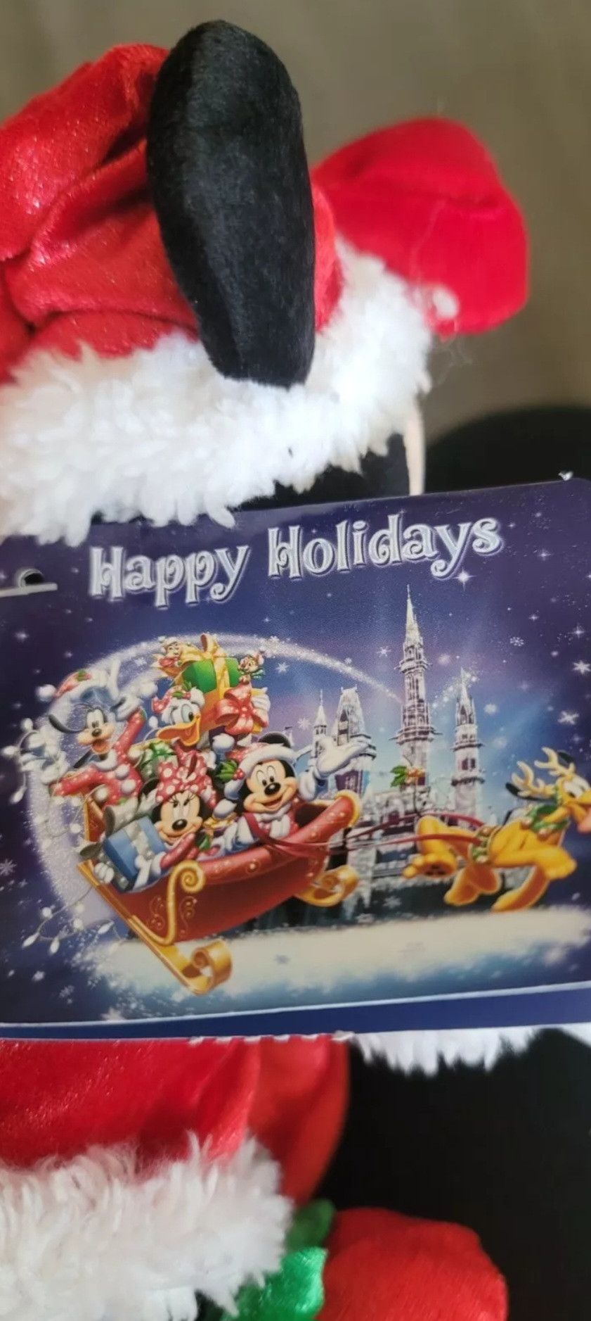 Disney NWT Disney Disney 7" Holiday Sparkle Minnie Mouse Plush Size ONE SIZE - 4 Thumbnail