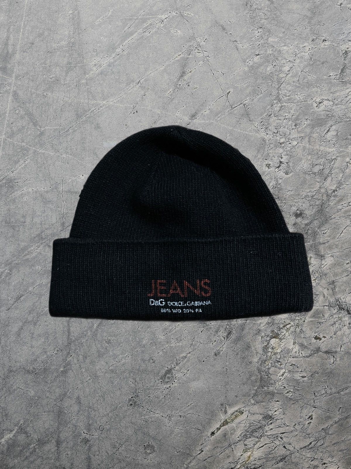 Dolce & Gabbana × Vintage Vintage Dolce & Gabbana jeans Lana Wool Hat Rare Size ONE SIZE - 1 Thumbnail