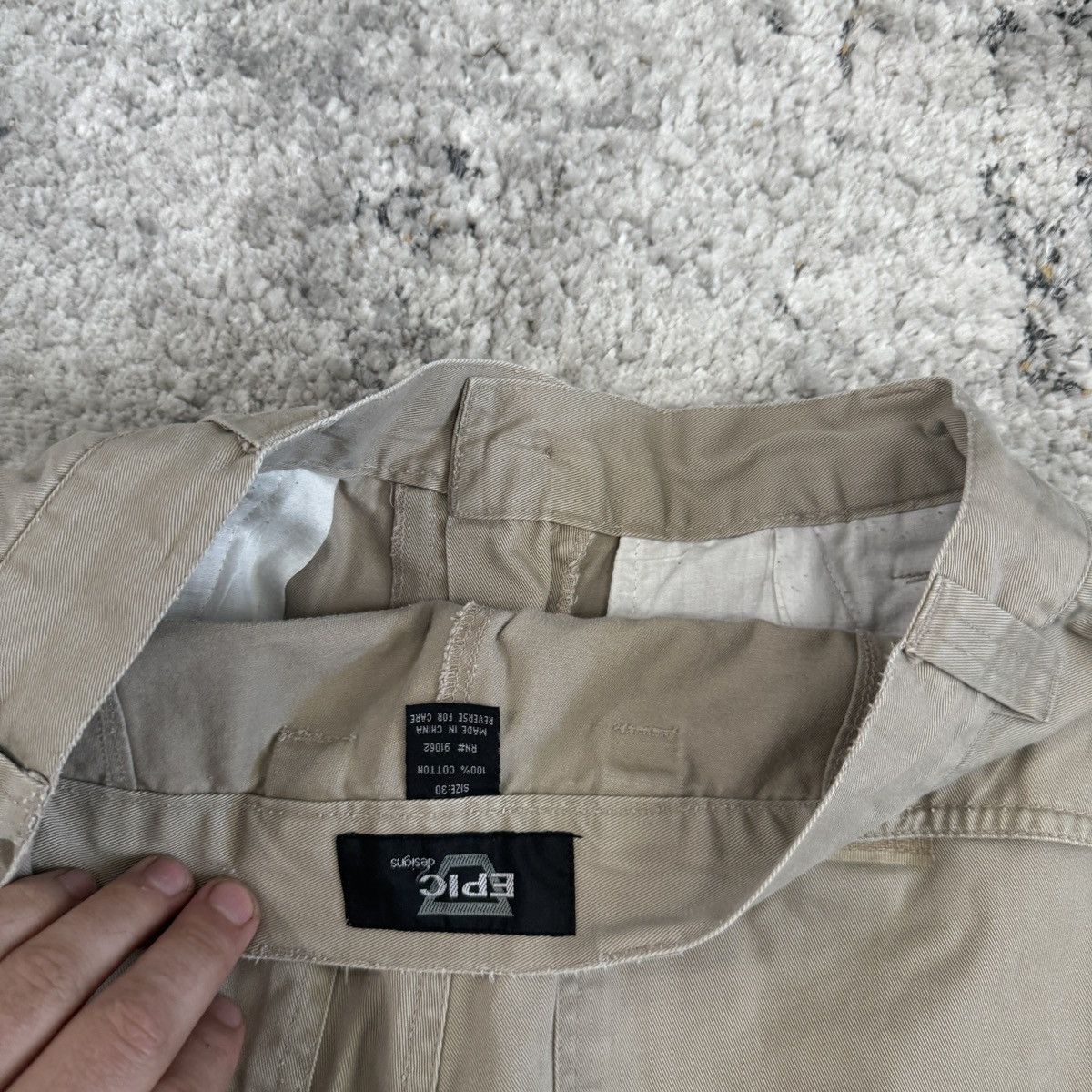 JNCO × Vintage Vintage y2k baggy wide leg cargo shorts Size US 29 - 3 Thumbnail