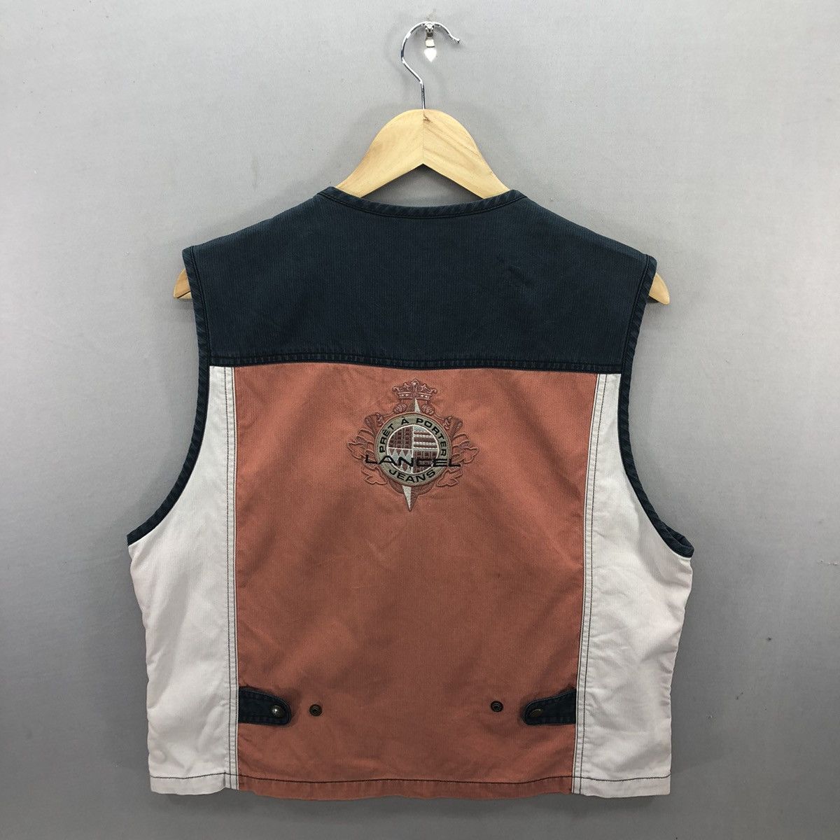 Lancel Vintage 90’s Lancel Colour Block Vest Size US M / EU 48-50 / 2 - 14 Thumbnail