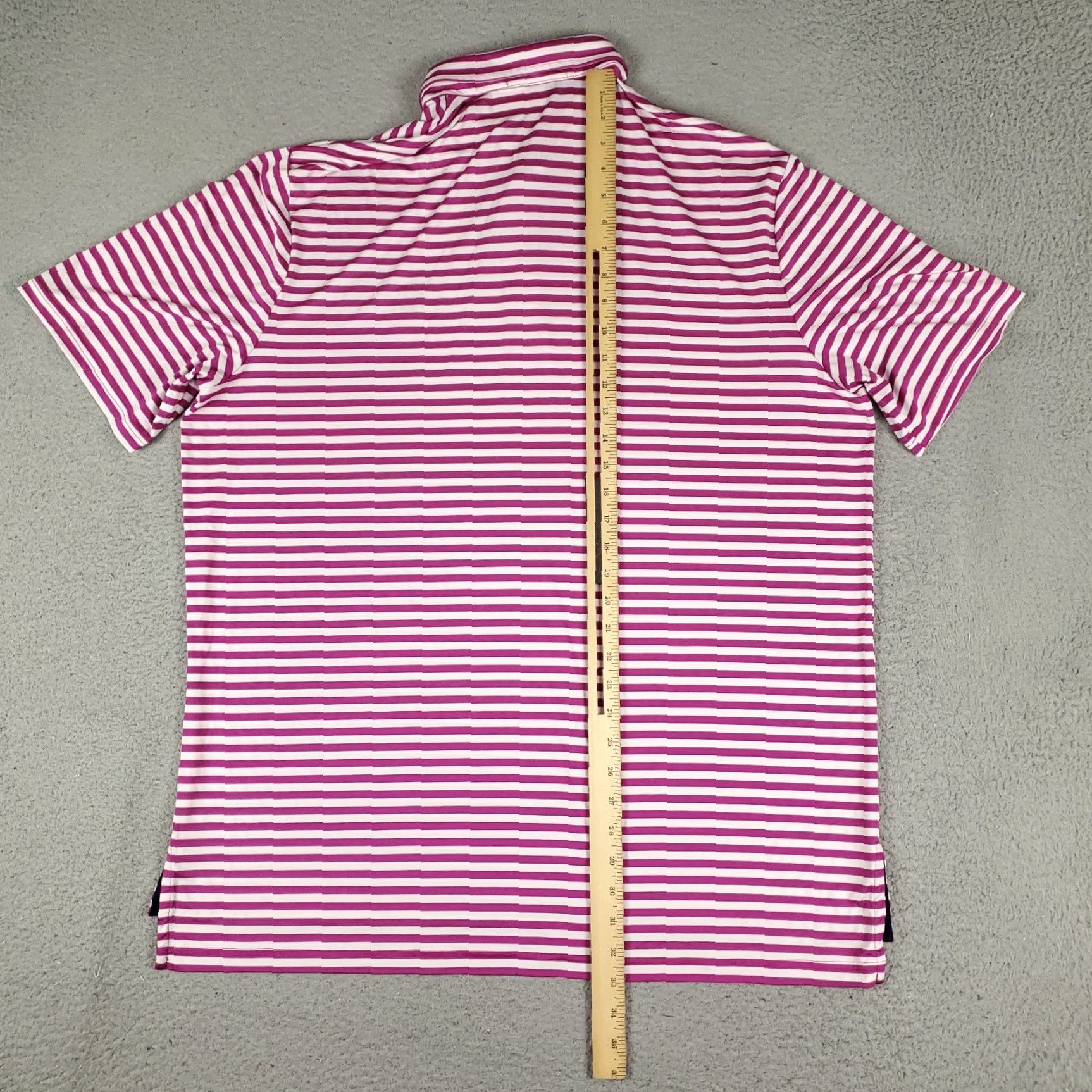 Ralph Lauren Ralph Lauren RLX Polo Shirt Mens XL Purple Striped Short Sleeve Golf Casual Size US XL / EU 56 / 4 - 3 Thumbnail