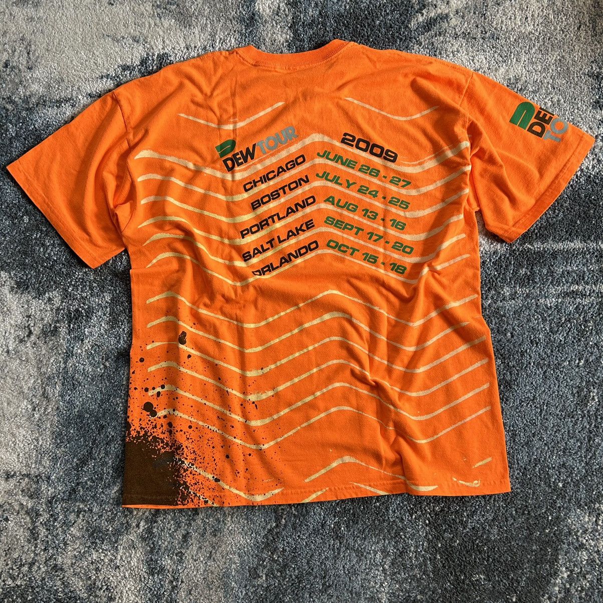 Mountain Dew 2009 NiKE 6.0 DEW TOUR TEE GiANT OVERSiZED PRiNT TiRE TREAD Size US XL / EU 56 / 4 - 8 Thumbnail