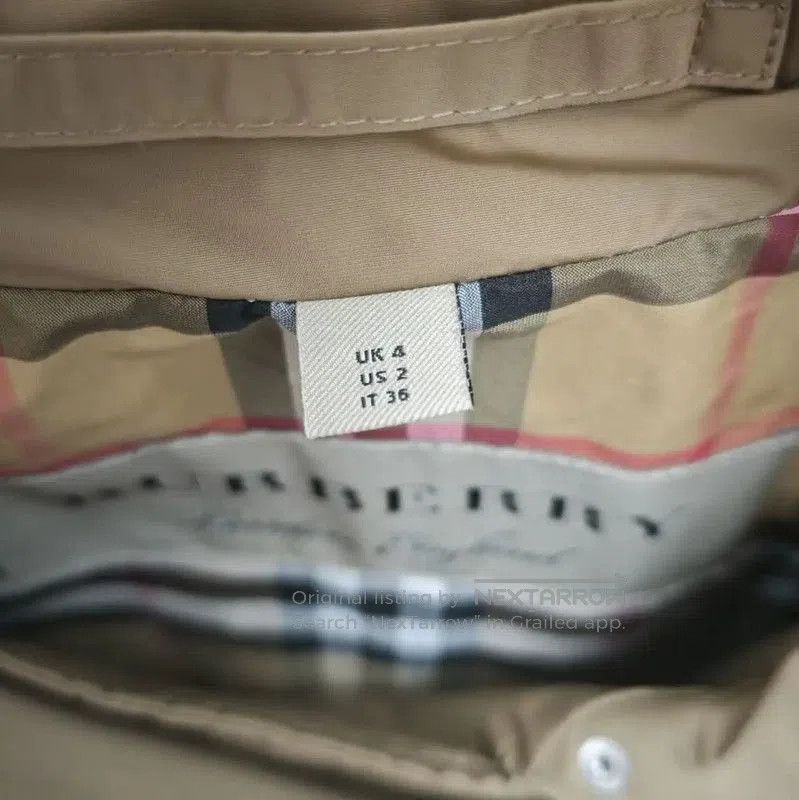 Burberry Burberry Khaki Long Trench Coat for Women. Size XS / US 0-2 / IT 36-38 - 2 Thumbnail