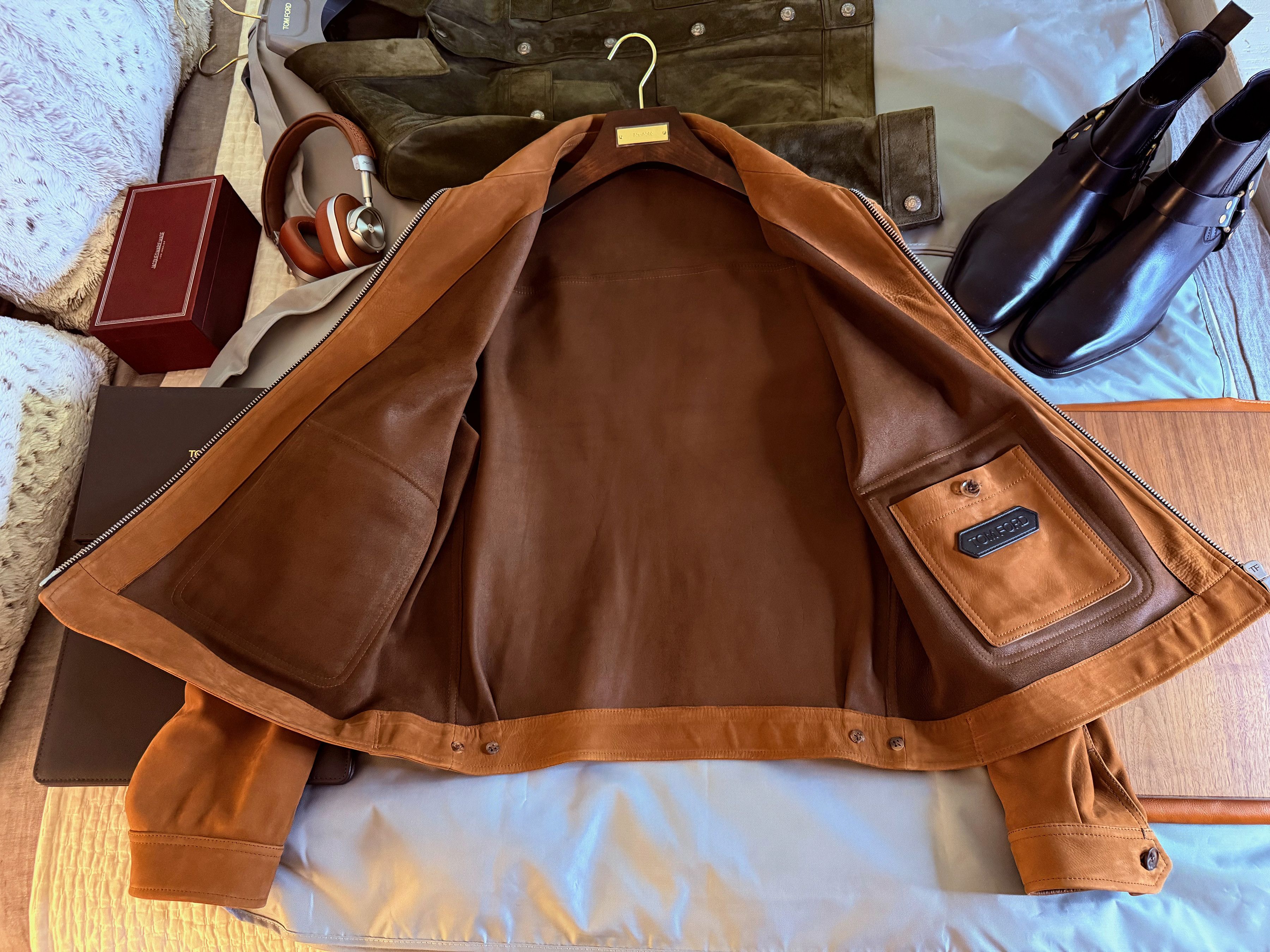 Tom Ford Fits smaller, A Menswear Grail, Rare Bovine Leather Jacket Size US XXL / EU 58 / 5 - 16 Thumbnail
