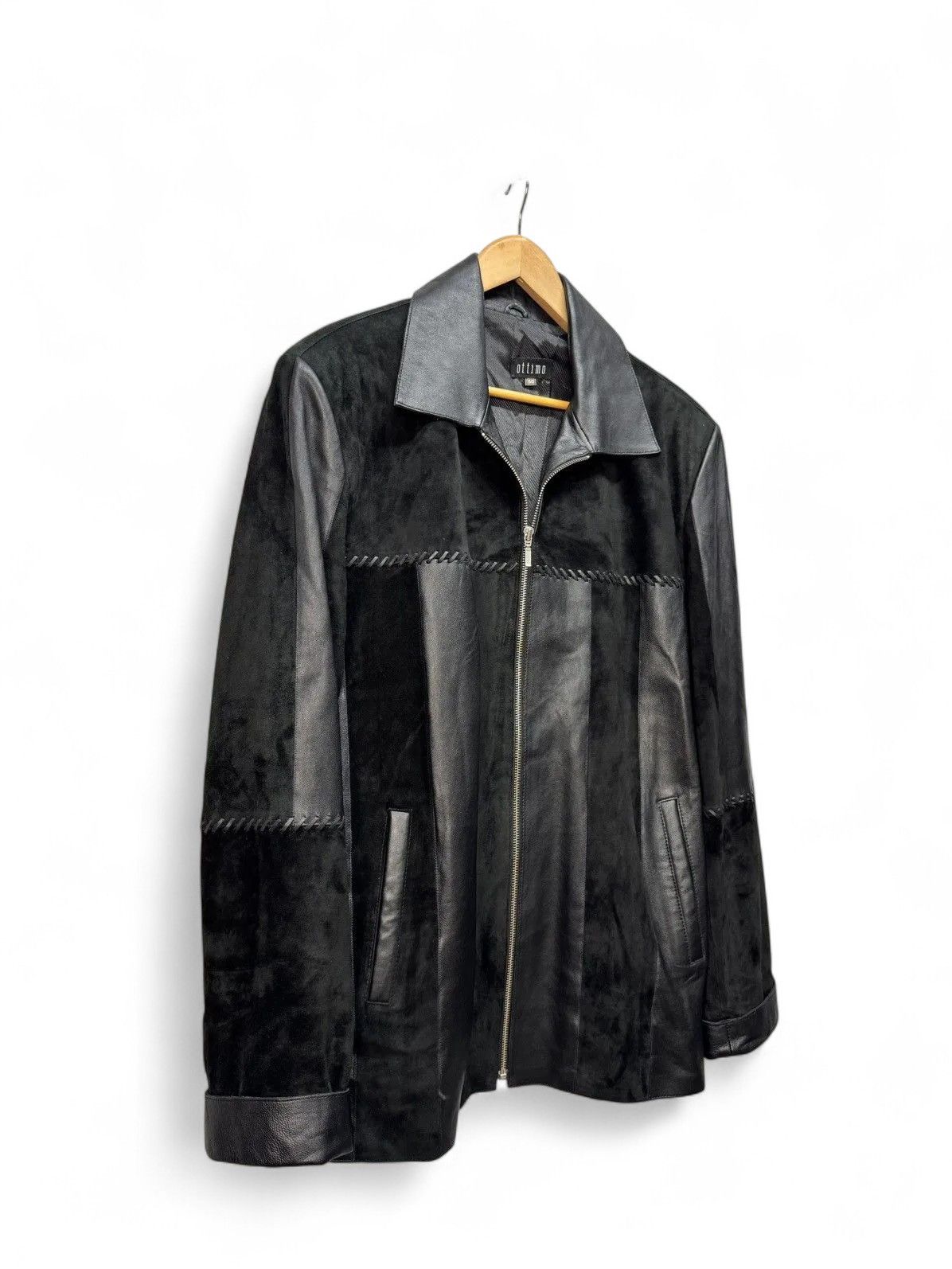 14th Addiction Y2K Vintage Leather Jacket Ifsixwasnine Crazy Style Size US L / EU 52-54 / 3 - 9 Thumbnail