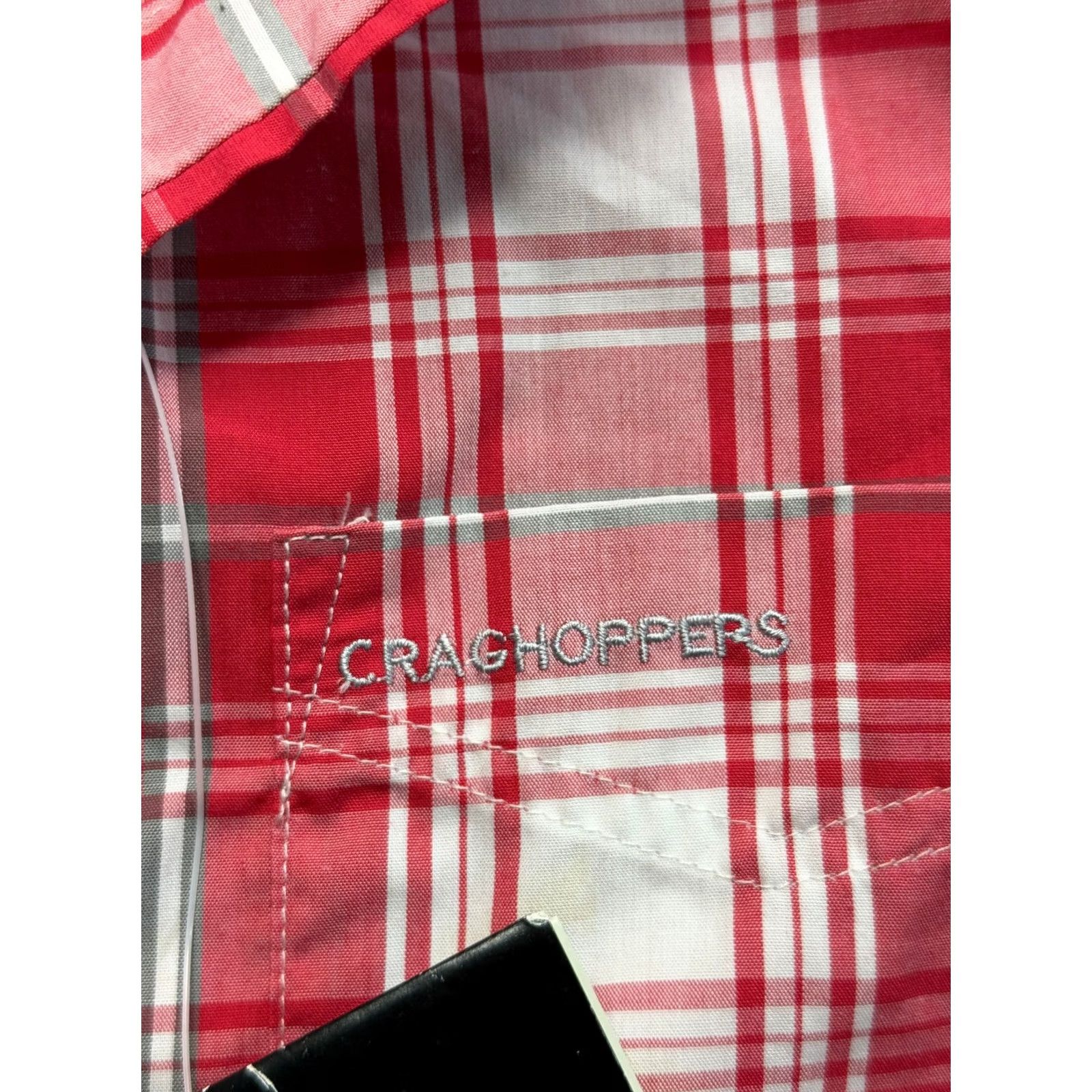 Vintage Craghoppers Button-Up Shirt Mens M Red Short Sleeve Shirt Size US M / EU 48-50 / 2 - 2 Thumbnail