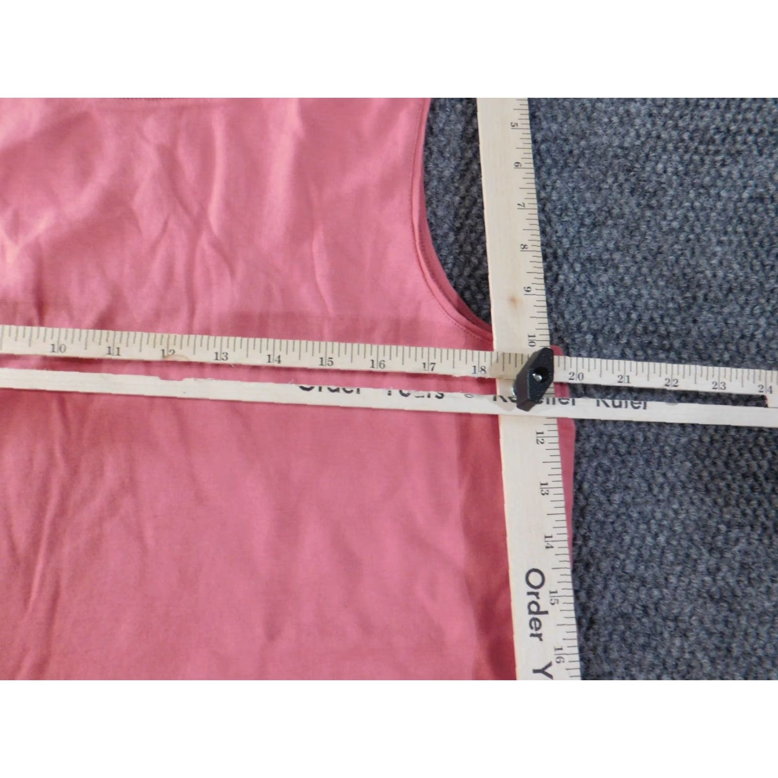 Coldwater Creek Coldwater Creek Women XL Pink Sleeveless Cotton Stretch Round Neck Top Casual knit vintage? No Wait No. Size XL / US 12-14 / IT 48-50 - 5 Thumbnail