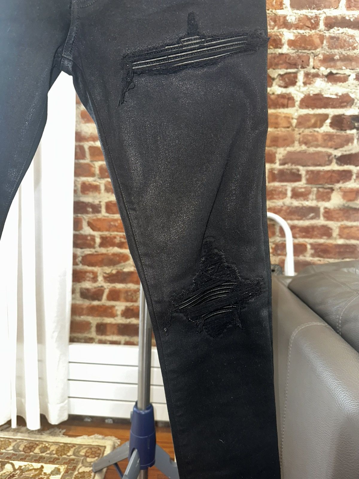 Amiri AMIRI MX1 WAXED JEAN BRAND NEW Size US 32 / EU 48 - 5 Thumbnail