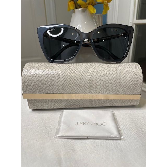 Jimmy Choo Jimmy Choo Cat Eye Sunnies with Pearls Size ONE SIZE - 1 Thumbnail