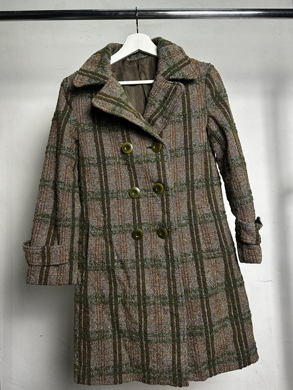 Hysteric Glamour Hysteric Glamour Plaid Wool Coat Size US S / EU 44-46 / 1 - 1 Thumbnail