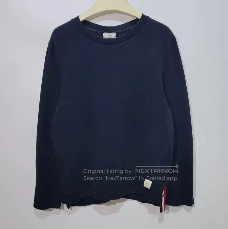 Thom Browne Women's Navy Cotton T-Shirt .