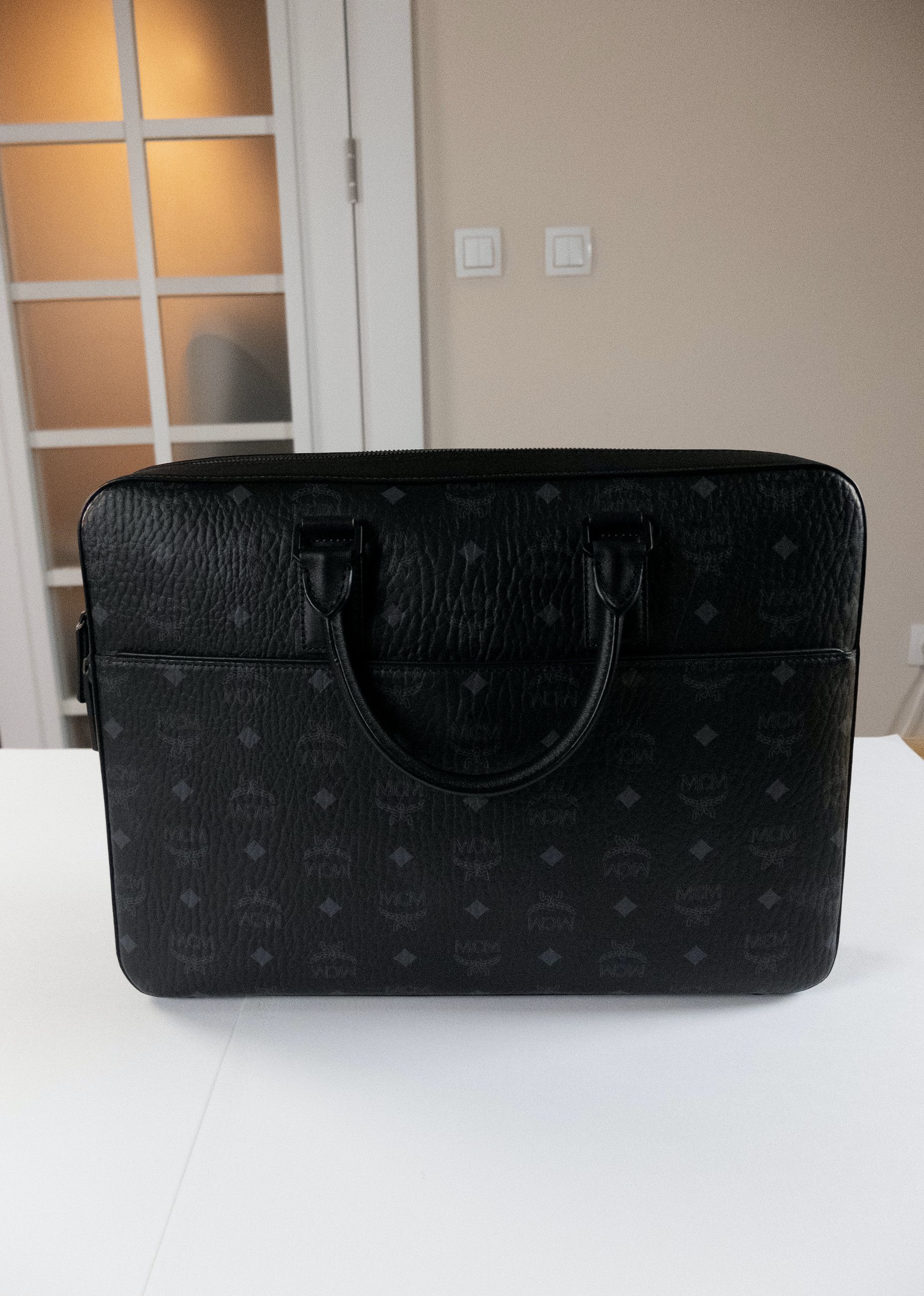 MCM MCM Large Klassik black coated canvas briefcase bag Size ONE SIZE - 3 Thumbnail