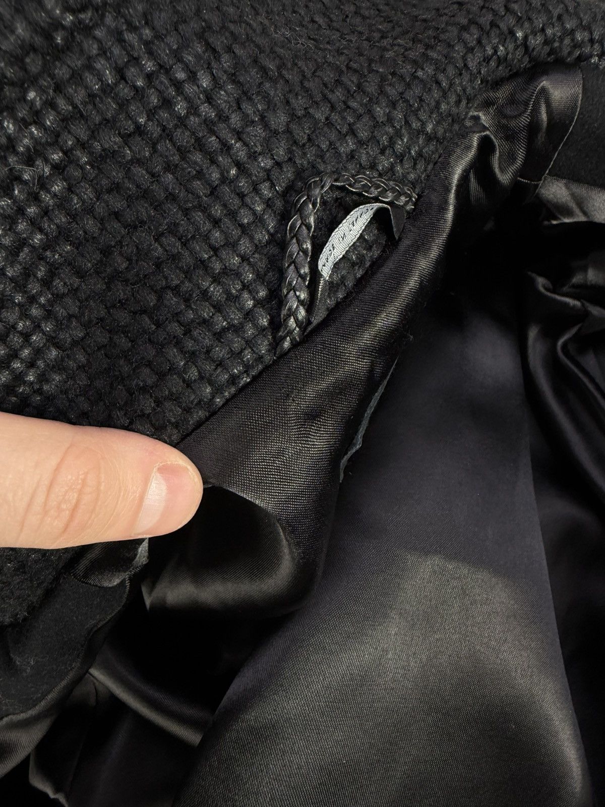 Mackage Mackage Black cashemere wool leather Coat jacket Modern Size M / US 6-8 / IT 42-44 - 20 Thumbnail