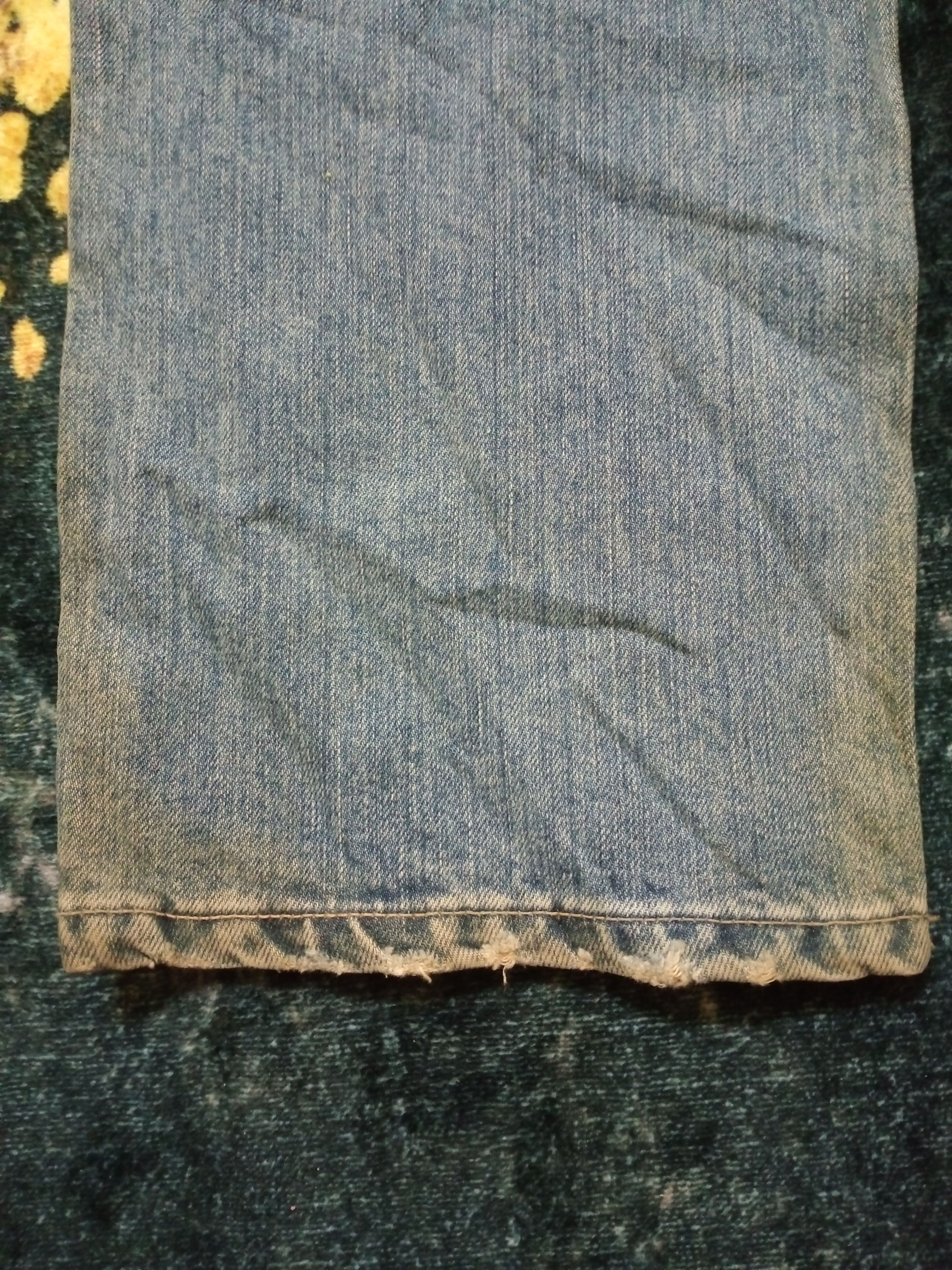 If Six Was Nine × Japanese Brand Vintage Blue Way Japan Distressed Denim Pants Size US 29 - 23 Thumbnail