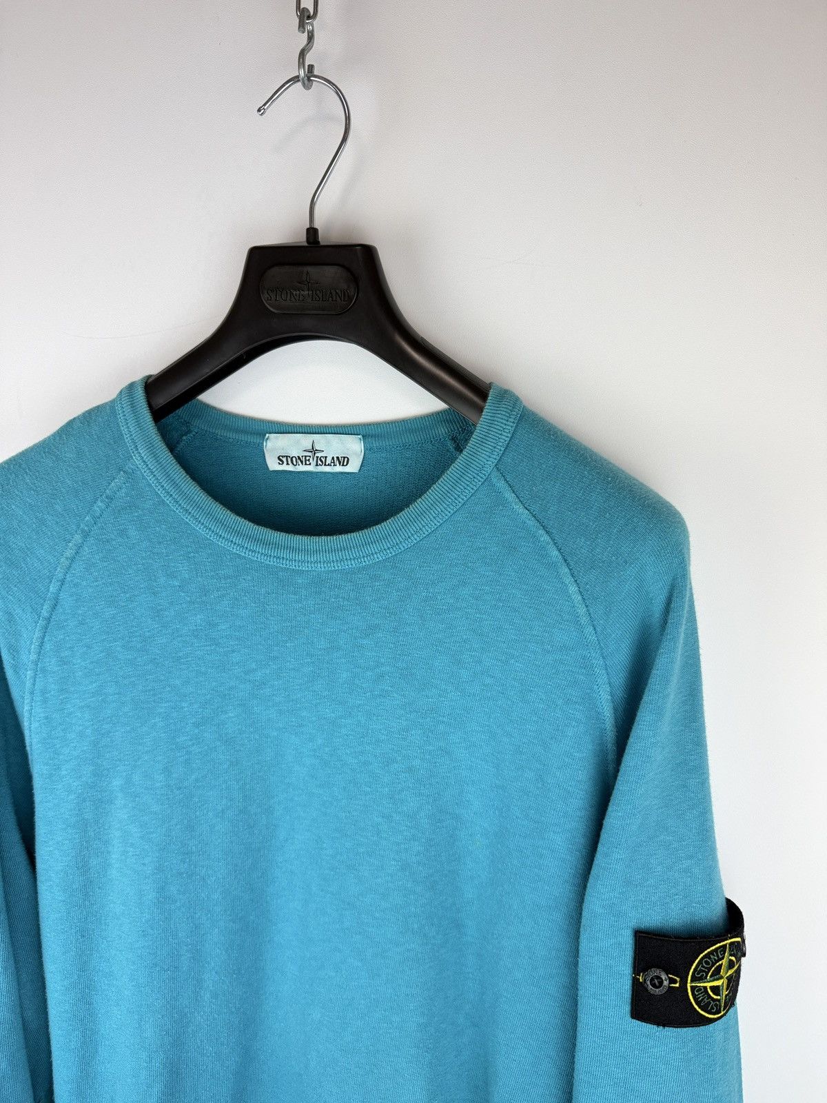 Stone Island Blue turquoise Stone Island crewneck sweatshirt Size US M / EU 48-50 / 2 - 2 Thumbnail