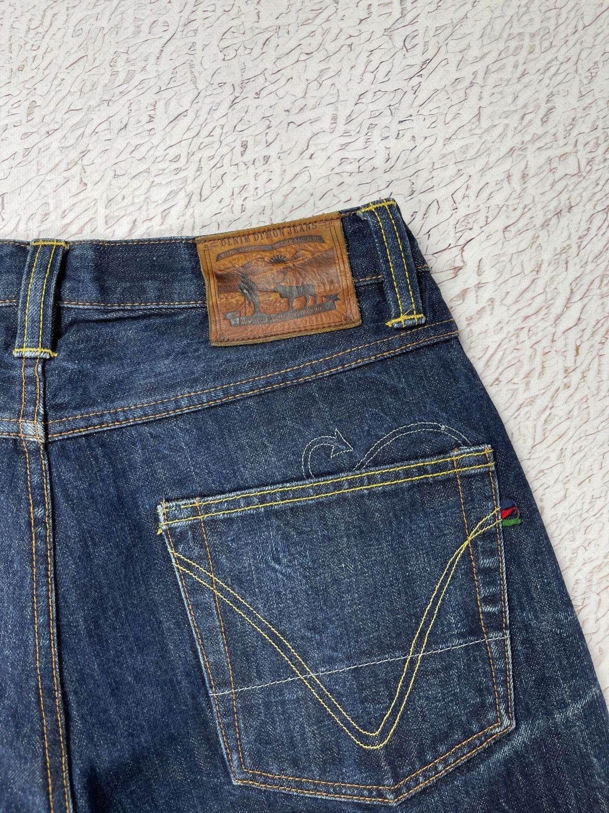Denim Demon Aktiebolaget Denim Demon AAJJA Raw Selvedge Blue Jeans Men’s Size US 31 - 18 Thumbnail