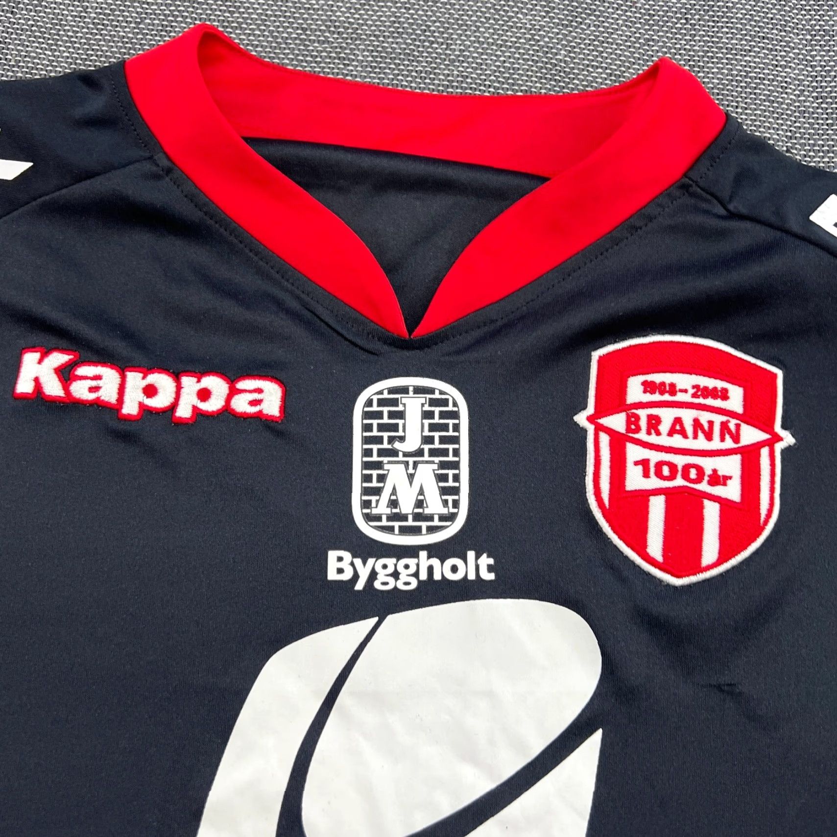 Kappa Kappa BRANN 2008-2009 Away Football Jersey Mens 2XL Black 100th Anniversary Jersey Mens 2XL Football Modern Moisture Wicking Quick Dry Size US XXL / EU 58 / 5 - 5 Thumbnail