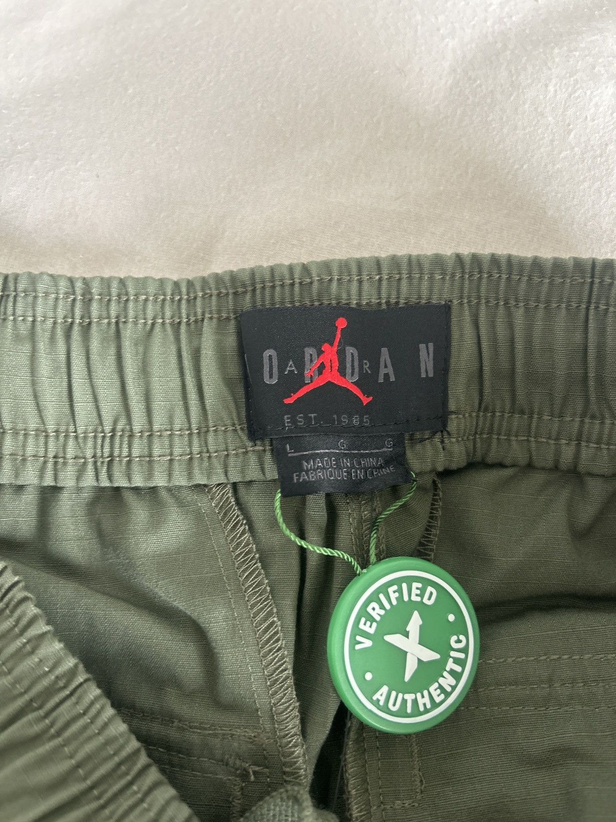 Travis Scott Travis Scott Jordan Cargo Pants Oliv Size US 34 / EU 50 - 3 Thumbnail