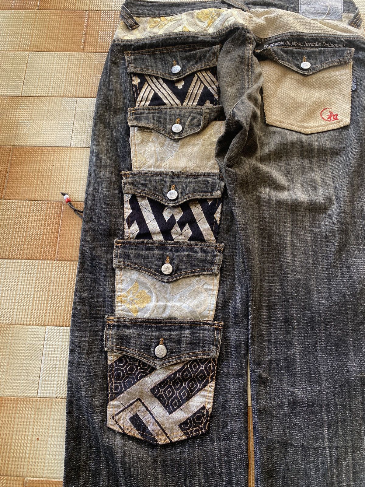 Japanese Brand Vintage juvenile delinquen multi pocket denim Size US 38 / EU 54 - 17 Thumbnail