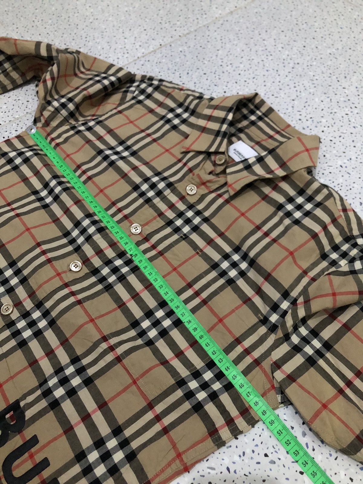 Burberry × Designer × Vintage Burberry London England Logo Print Checked Size US S / EU 44-46 / 1 - 15 Thumbnail