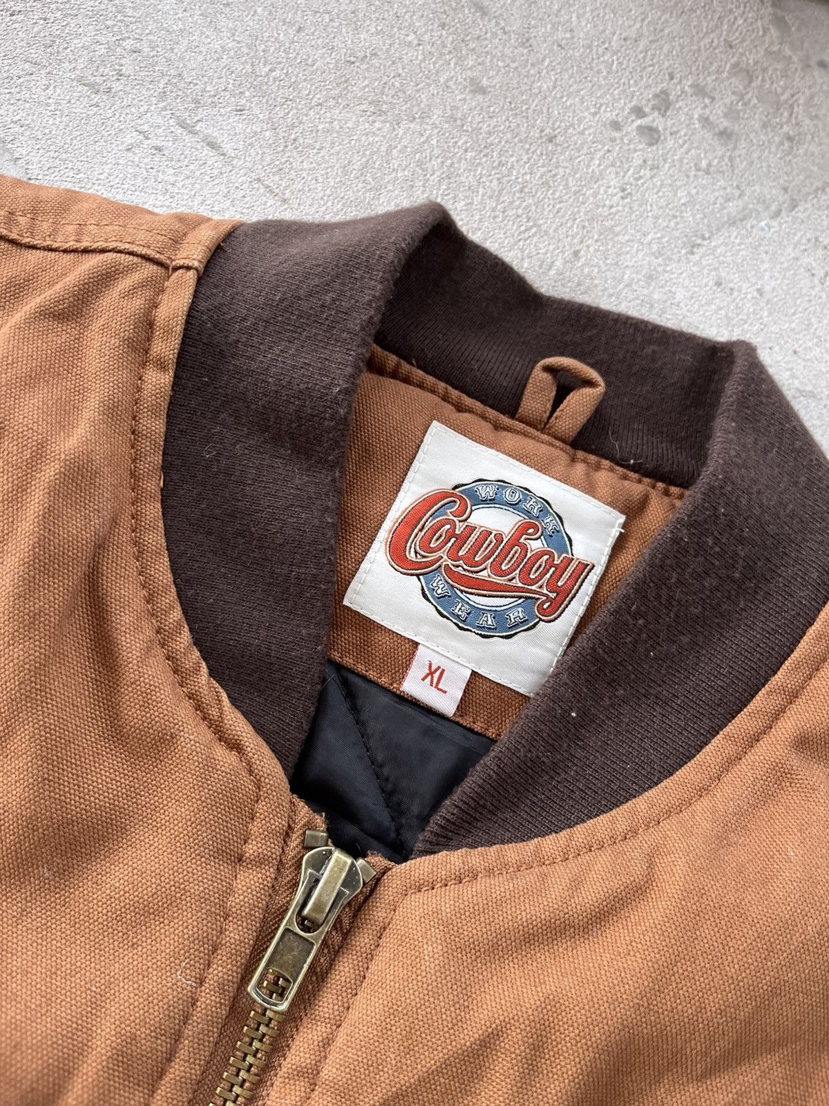 Carhartt Vintage Brown Cowboy Western Workwear Vest Carhartt Style Size US XL / EU 56 / 4 - 7 Thumbnail