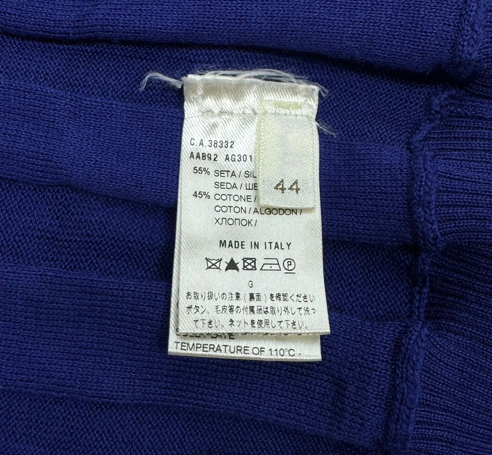Agnona Agnona Striped Cardigan Silk Cotton size 44 Size M / US 6-8 / IT 42-44 - 11 Thumbnail