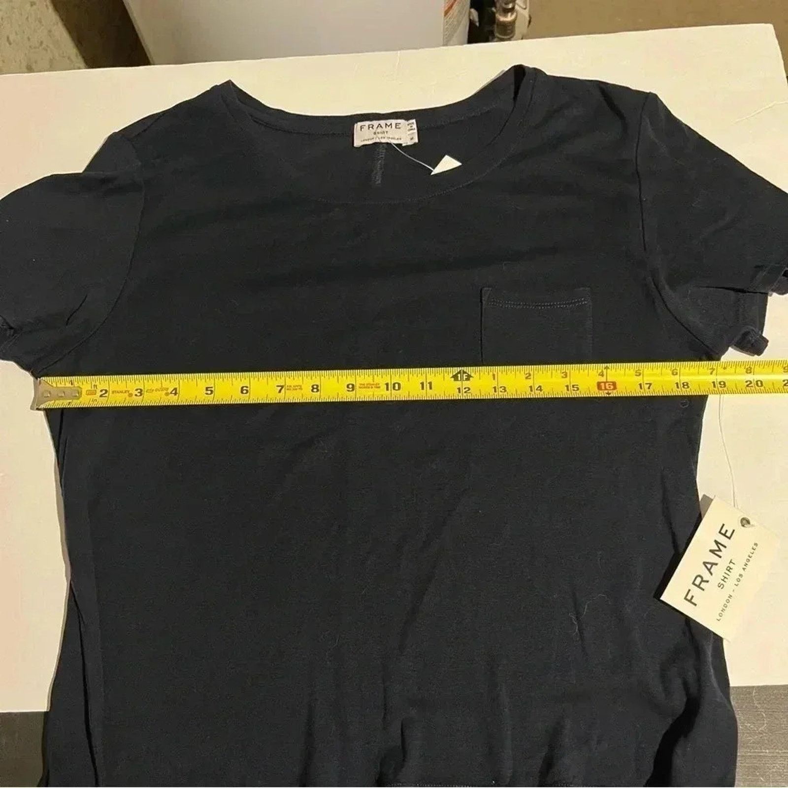 Frame Frame NWT Navy Blue Short Sleeve Oversized T-Shirt Size M Size M / US 6-8 / IT 42-44 - 7 Thumbnail