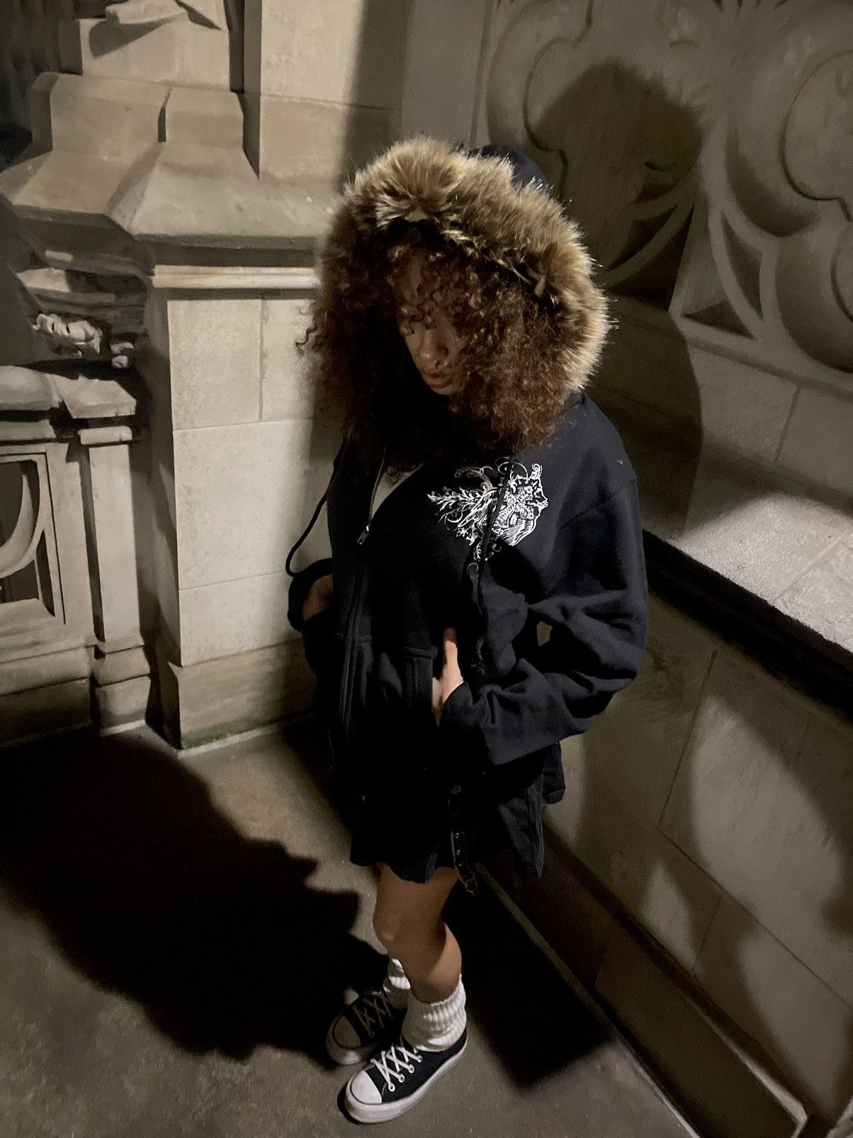 Other × Vintage +Ballistic Arkives detachable fur zip up Size M / US 6-8 / IT 42-44 - 4 Thumbnail
