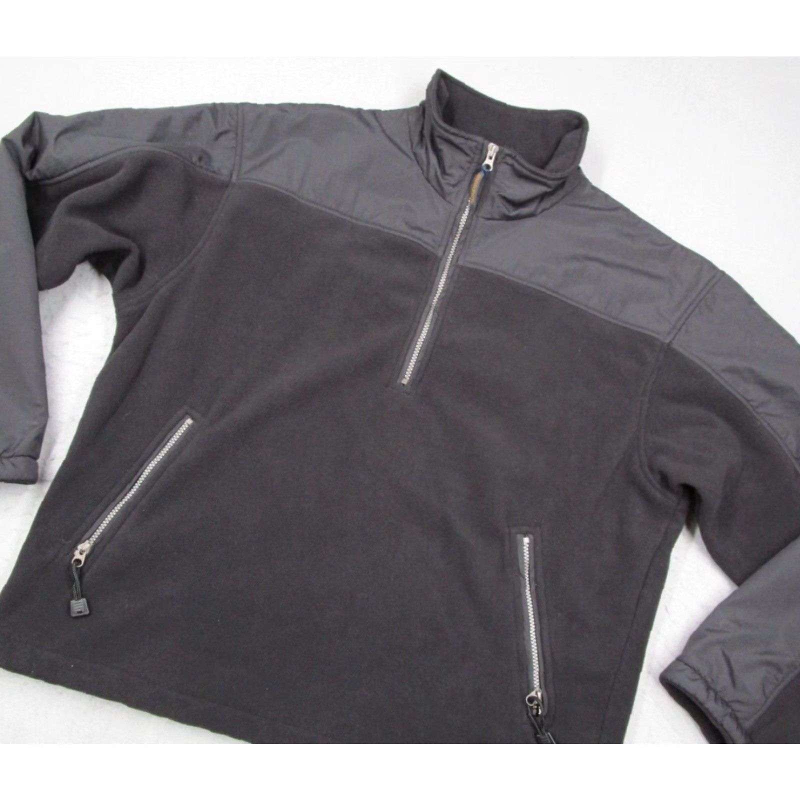 Vintage VINTAGE Woolrich Jacket Mens Large Black Full Zip Fleece Workwear John Rich Bros Fashion Woolrich Size US L / EU 52-54 / 3 - 2 Thumbnail