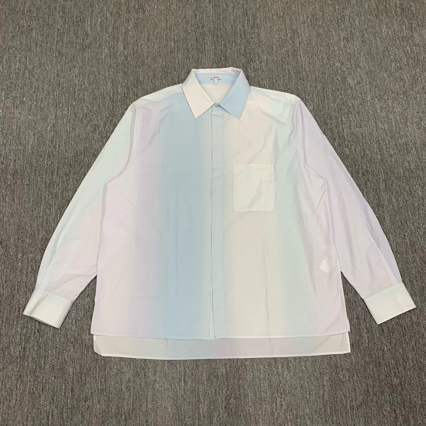 Loewe Loewe stripe pocket embroidery shirt 40 95 new Size S / US 4 / IT 40 - 1 Thumbnail