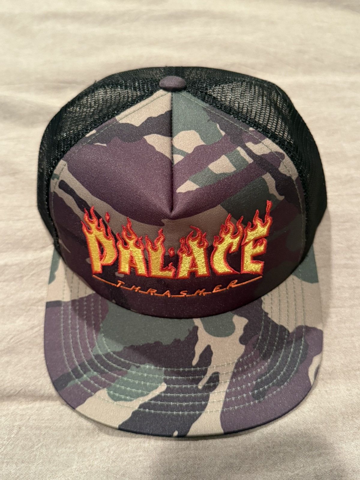 Palace Palace x Thrasher Trucker Camo Size ONE SIZE - 1 Thumbnail