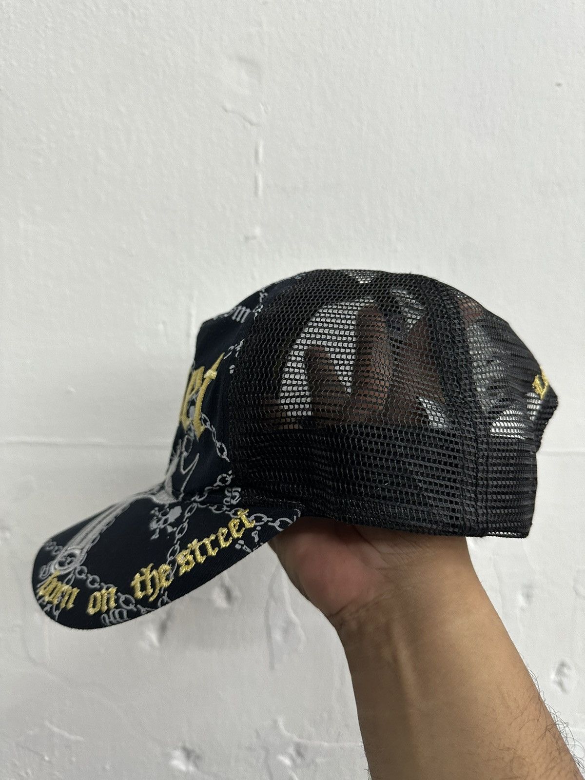 Christian Audigier Christian Audigier Embroid Trucked Hat Size ONE SIZE - 3 Thumbnail