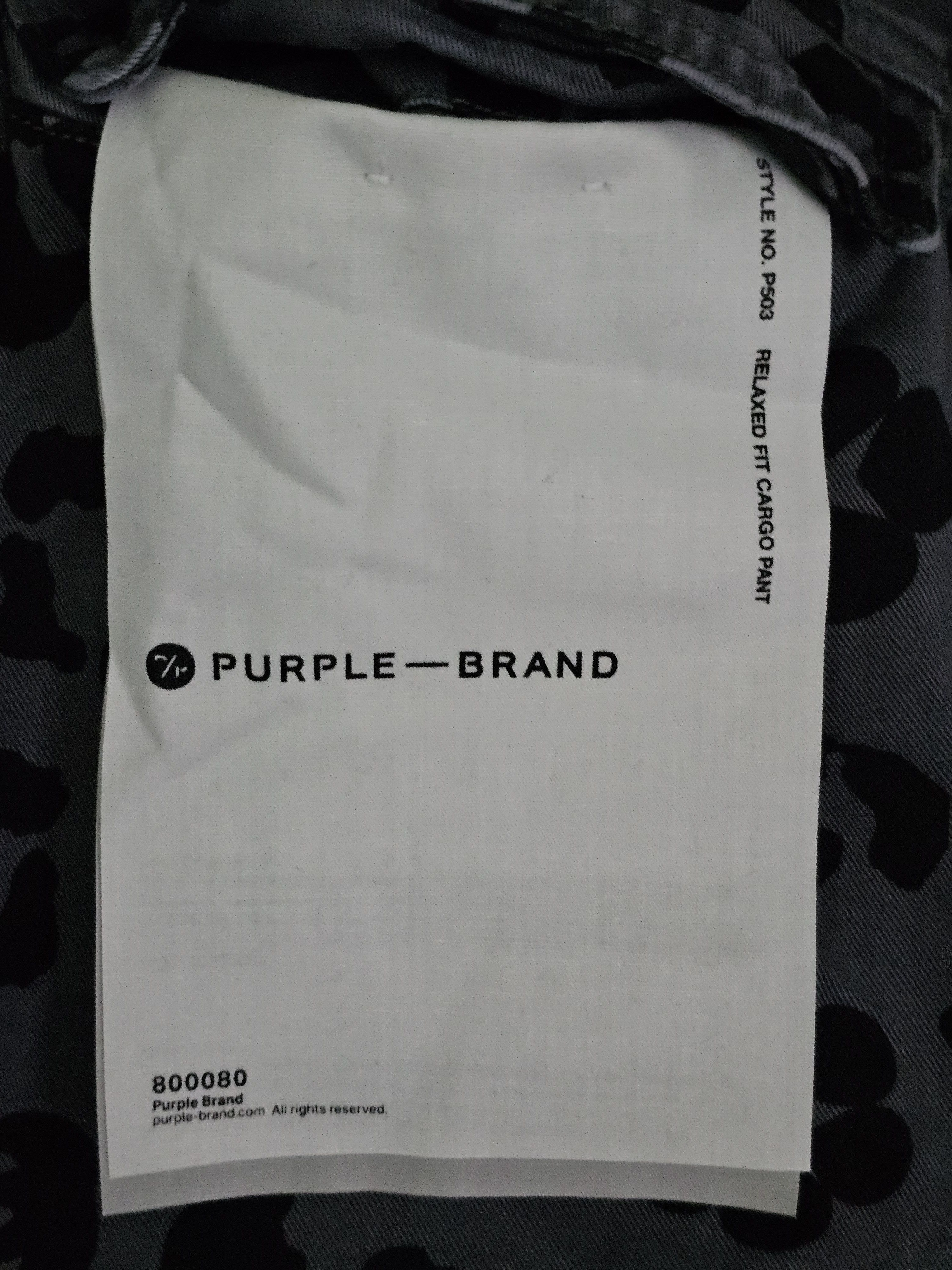 Purple Brand Purple cargo pants Size US 37 - 12 Thumbnail